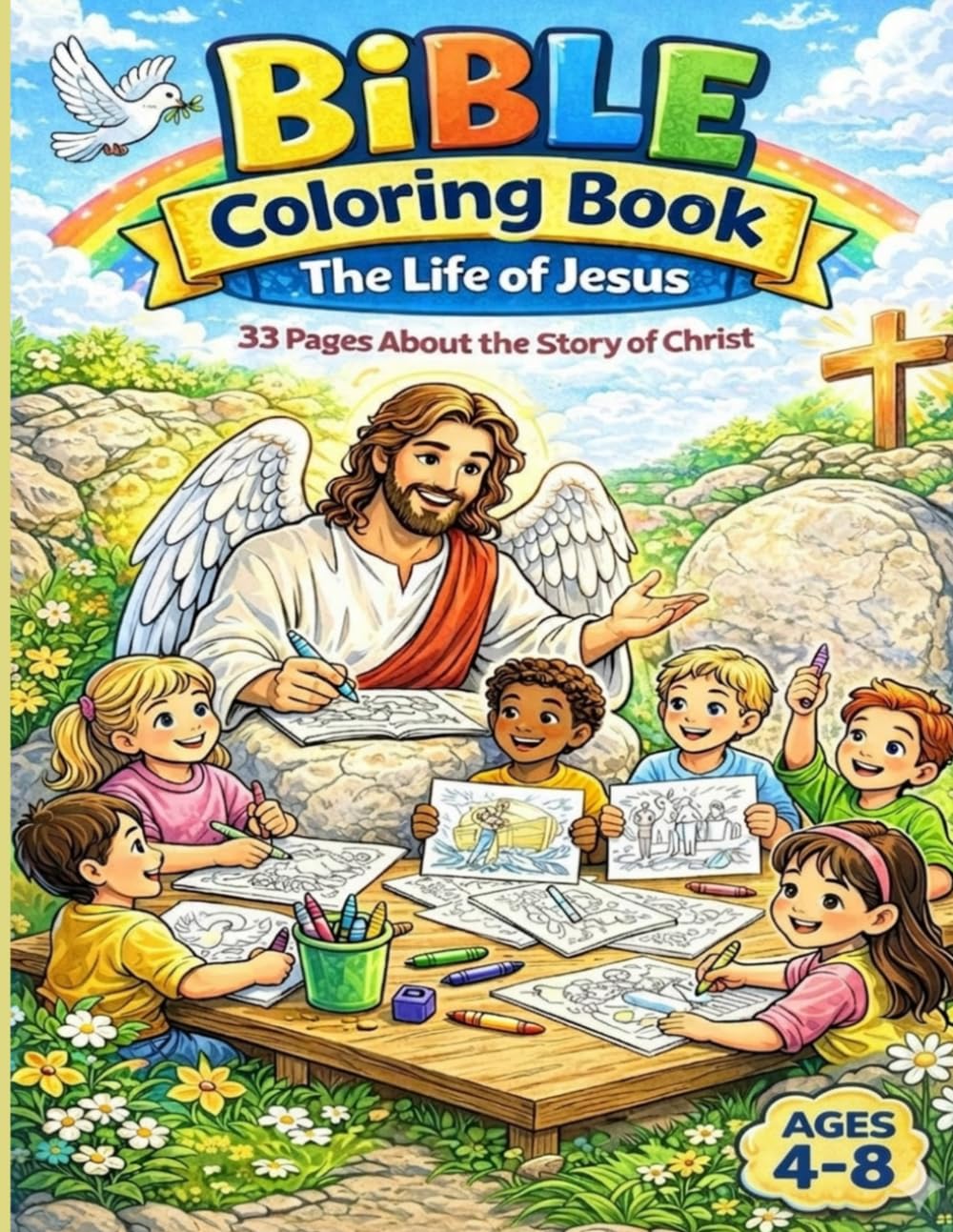 Bible Coloring Book: The Life of Jesus