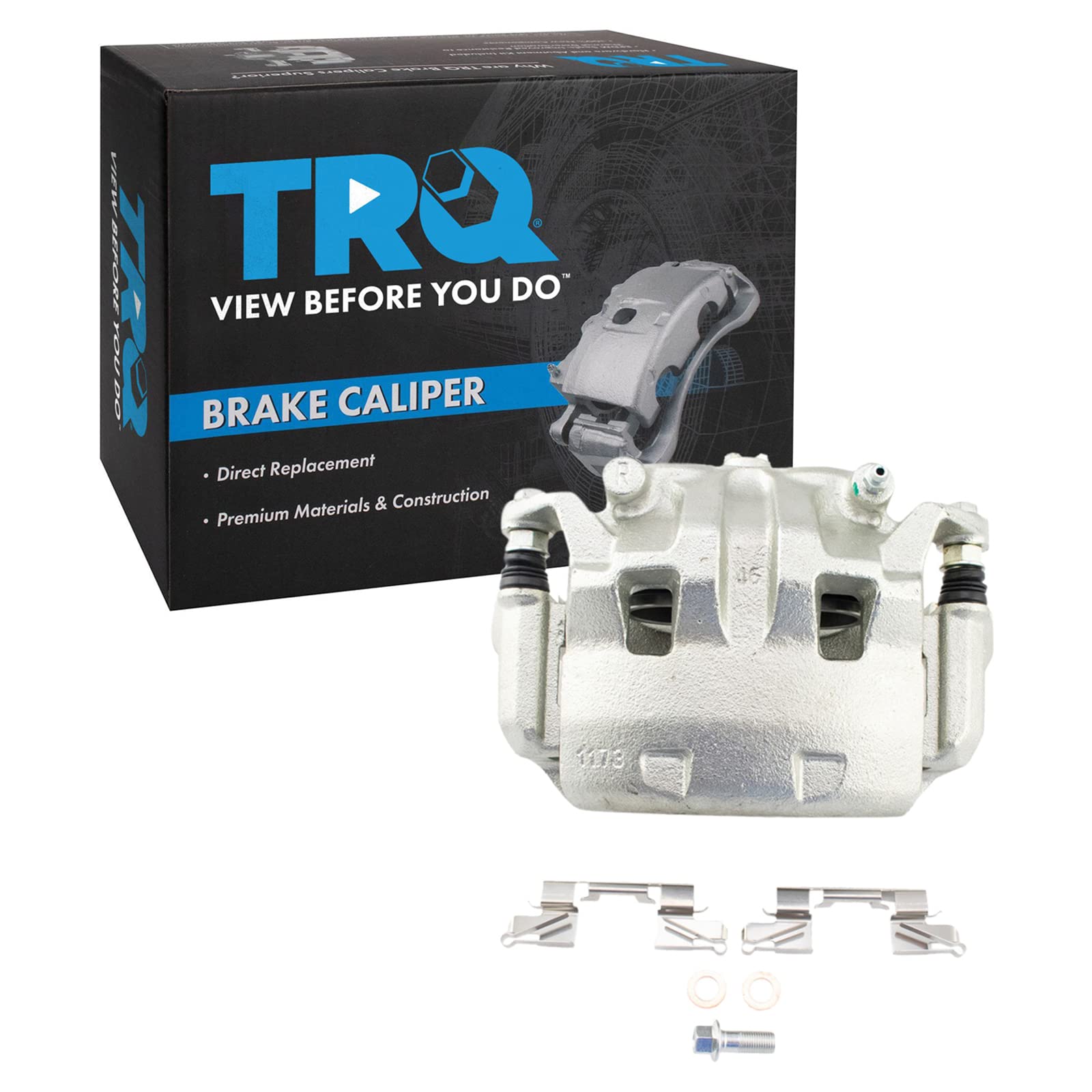 TRQ Front Right Brake Caliper w/Bracket Passenger Side