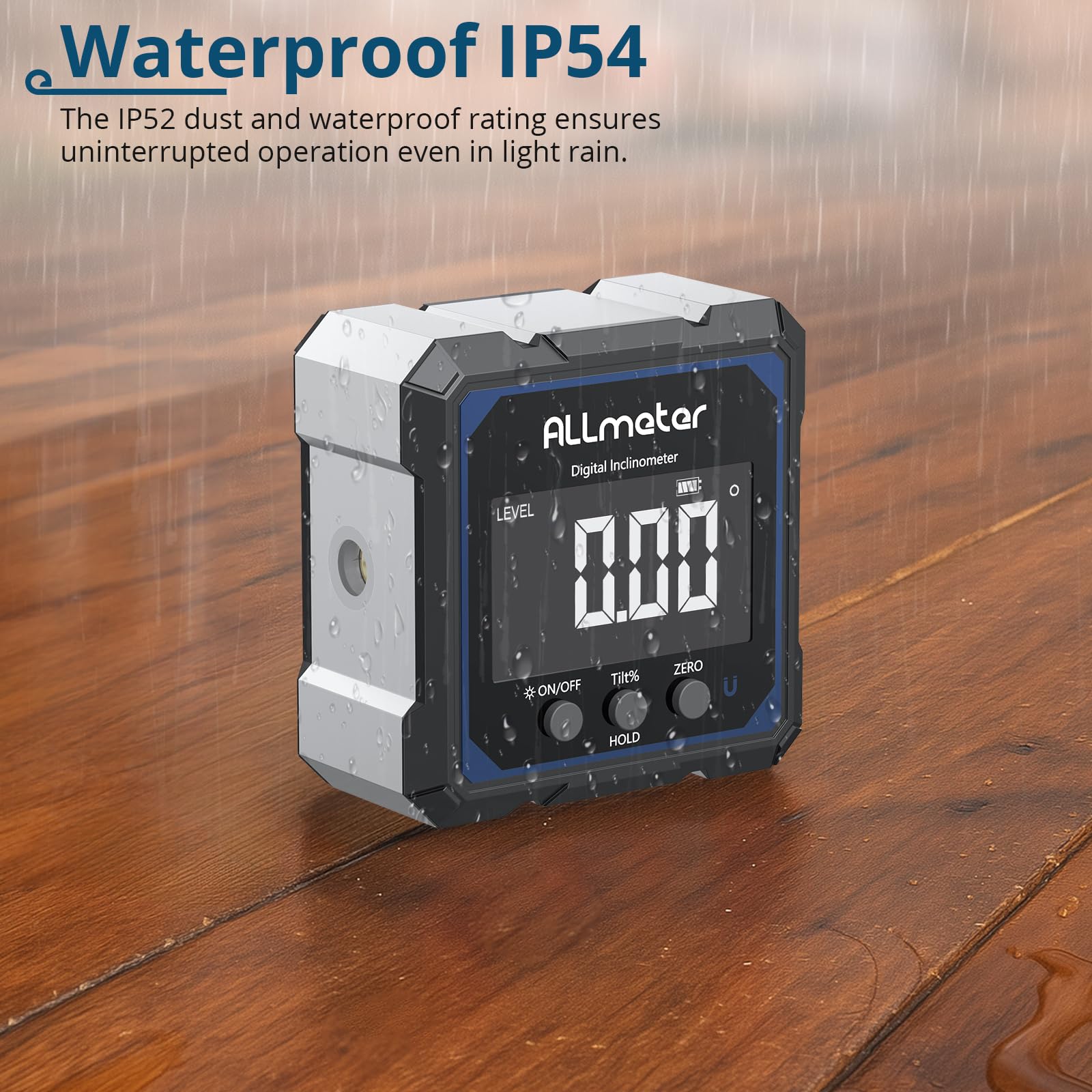 4 * 90° Niveau Electronique Rechargeable Inclinomètre Numérique avec Fonction Laser Vert Étanche IP54 Écran LCD et 4 Faces Magnétique Pour Travail du Bois Bricoleur Automobile