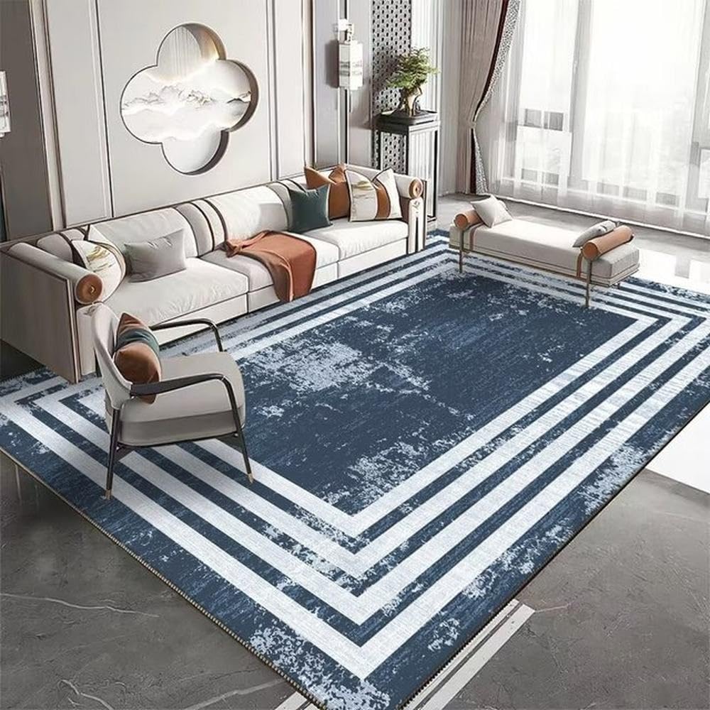 Tapis de luxe léger harmonie et douceur pour chambre parentale