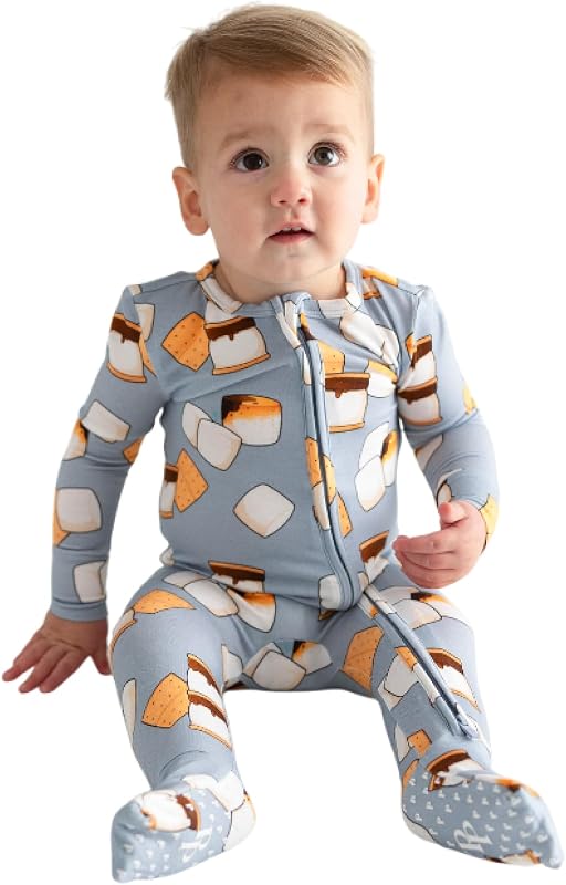 Posh Peanut Convertible Baby Sleepers, Boy Toddlers Footless Pajamas | True To Size Fit With 2-Way Zipper, Convertible Mittens/Footies With Grips, Tagless Gentle Comfort, Easy Care Wash