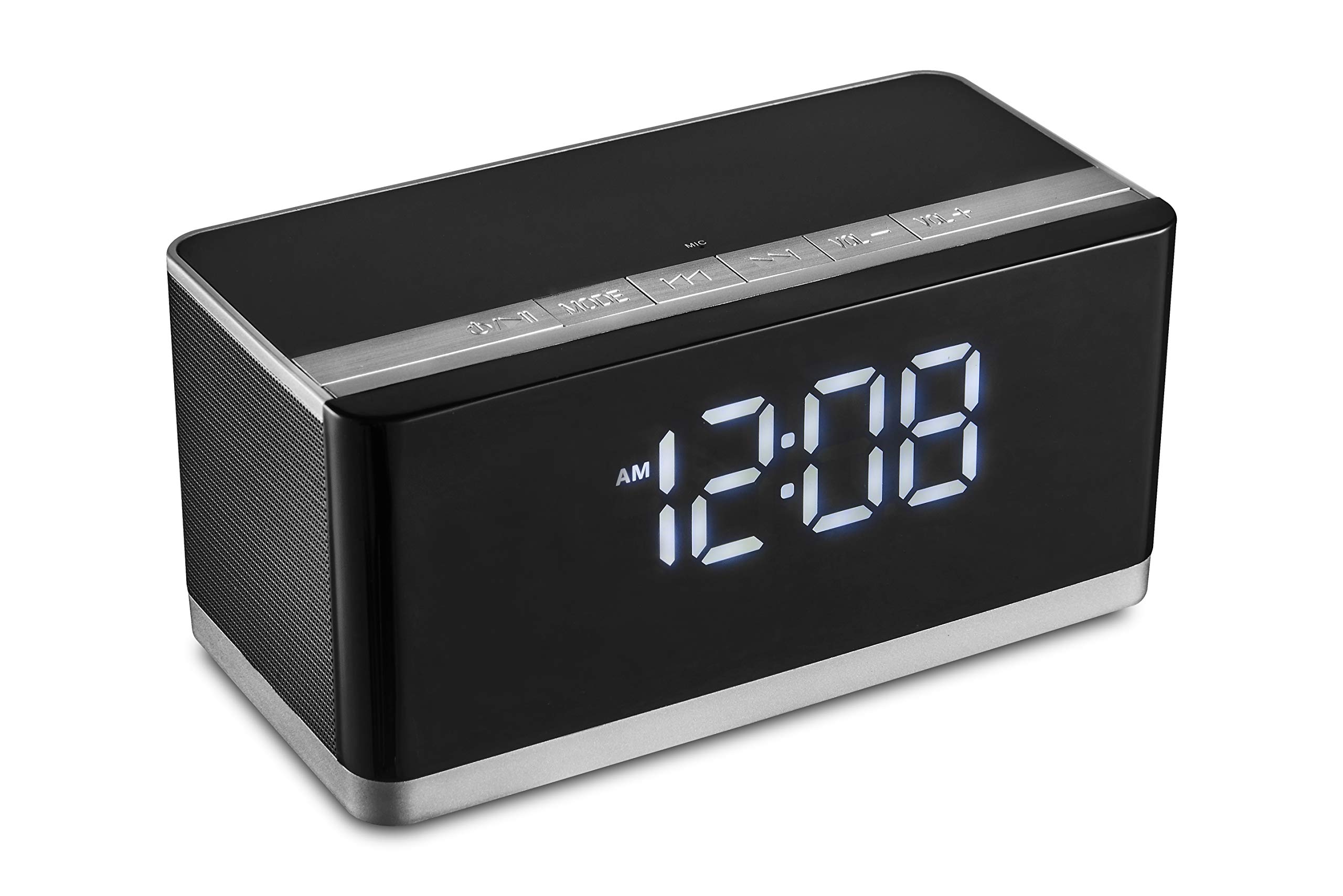 Platinet PMGC10A Altavoz portátil estéreo 10W Negro, Plata - Altavoces portátiles (10 W, 10 W, 60 - 18000 Hz, 4 Ω, 70 dB, 0,​5%)