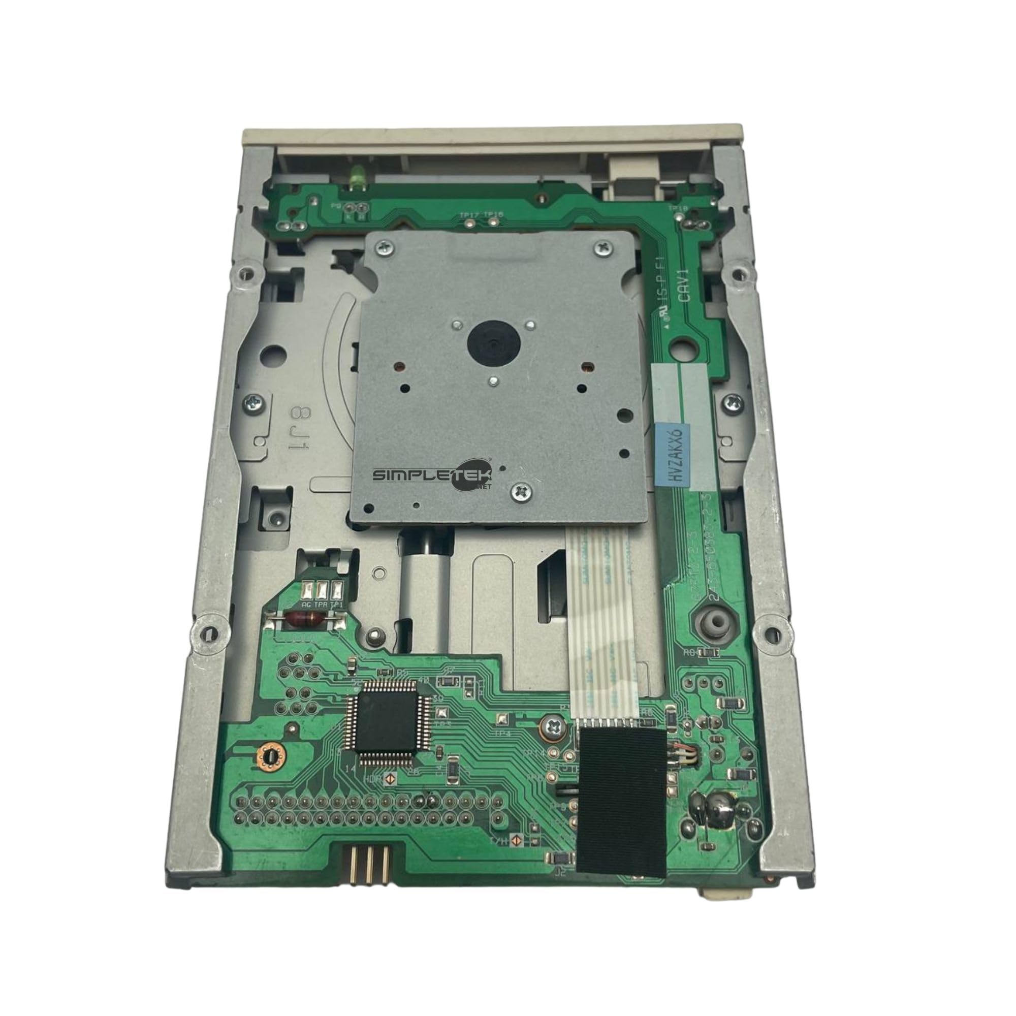 SIMPLETEK - Lettore Floppy Disk 3.5" Interno 3.5” 1.44MB - Bianco | FDD Standard per Computer Desktop | FD1231H (Ricondizionato)
