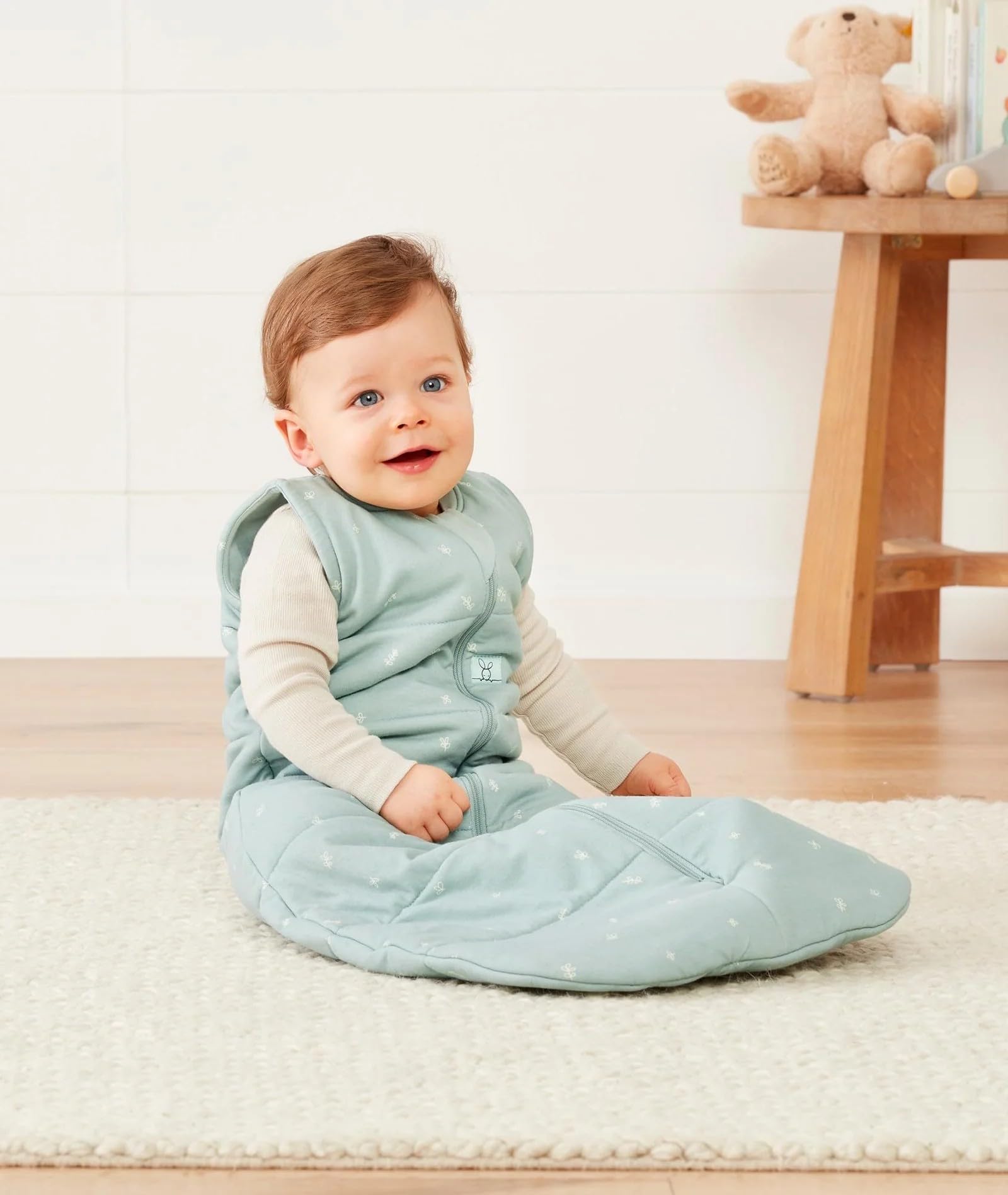 Ergopouch Organic Cotton Jersey Sleeping Bag Sage 2.5 tog 3-12 months