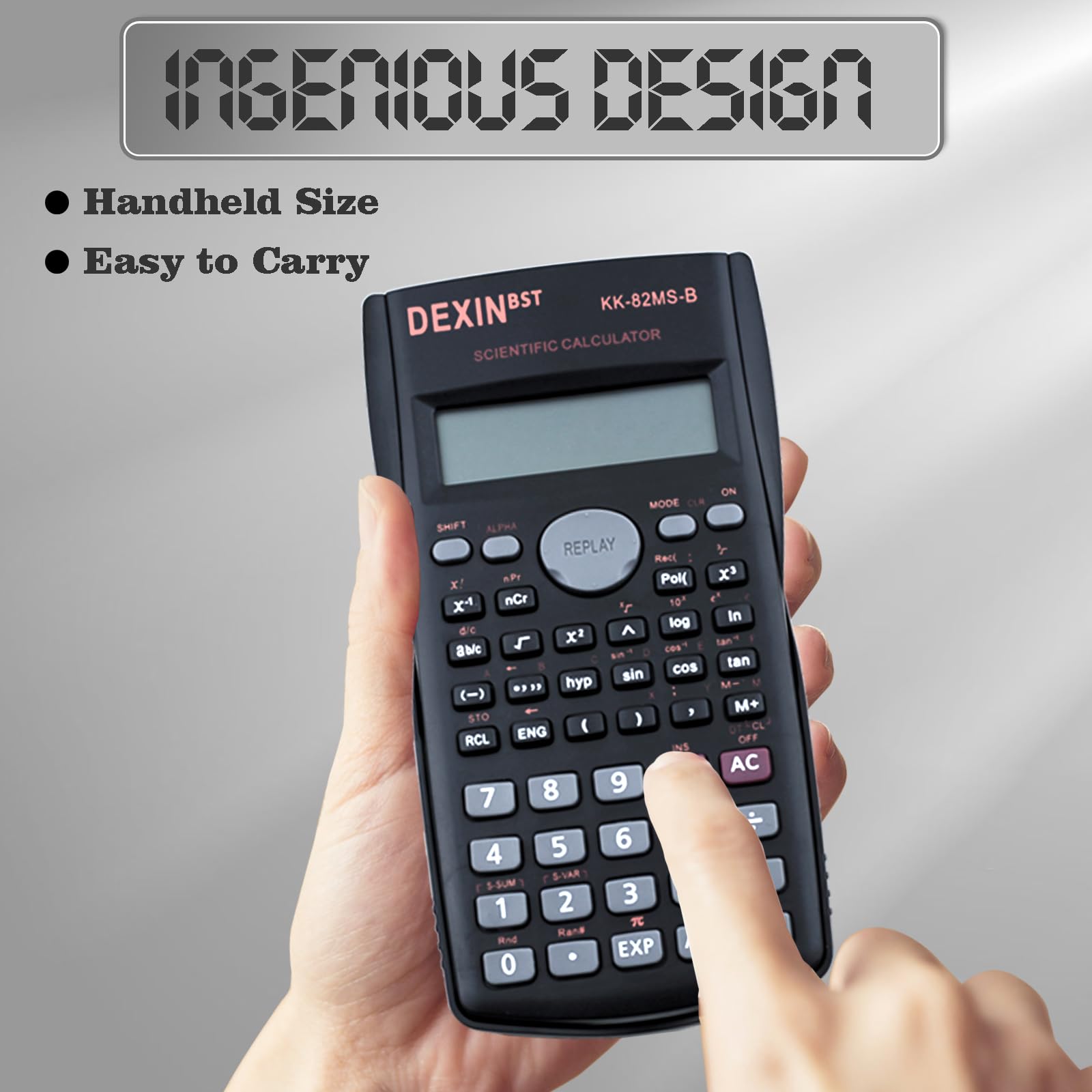 Calculadora científica a granel, calculadora científica de ingeniería de 2 líneas, calculadora estadística, calculadora de funciones para estudiantes, profesores, oficinas de negocios