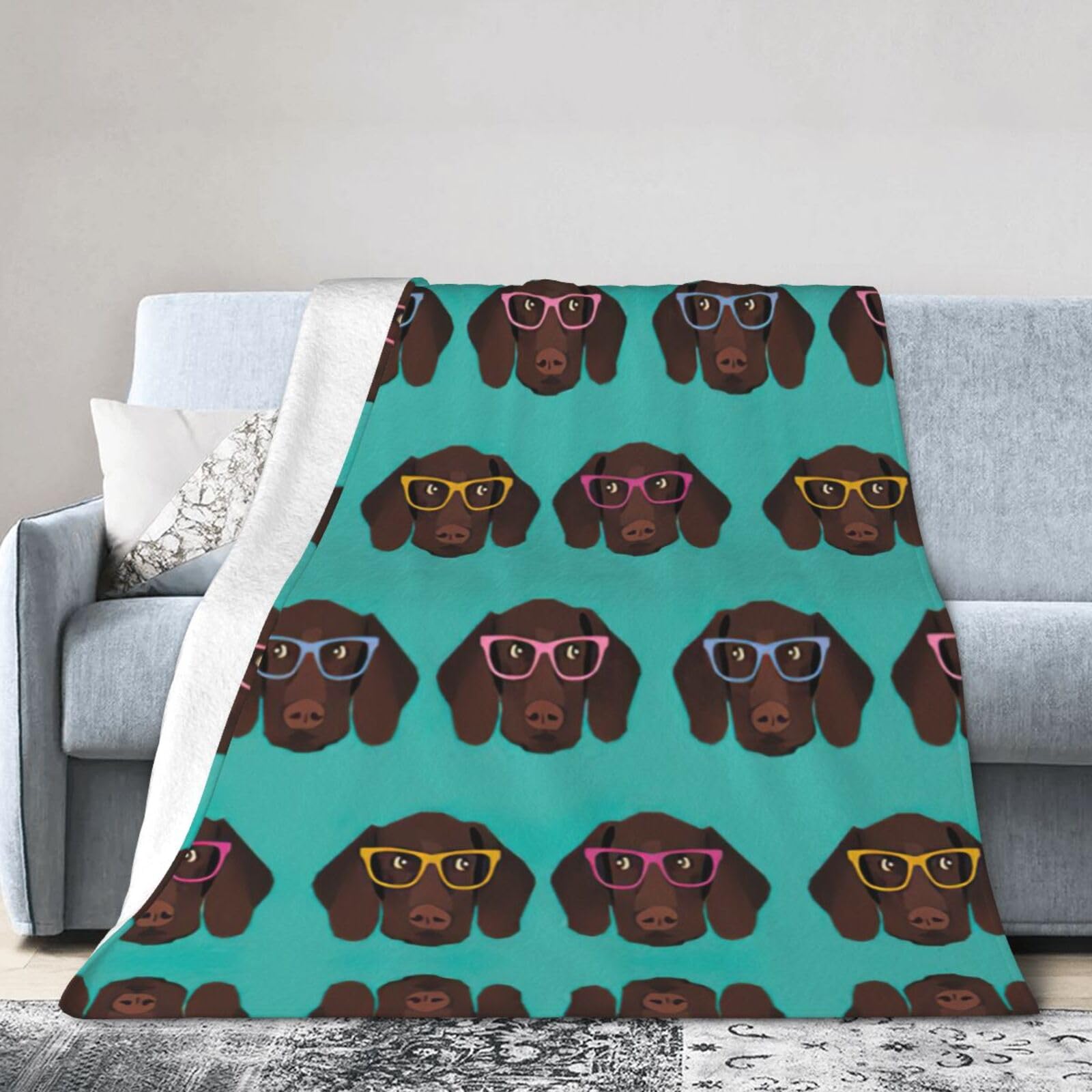 Coperta In Flanella Morbida E Calda Per Divano, Letto E Viaggi - Con Frangia E Pon Pon - Regalo Ideale - 2