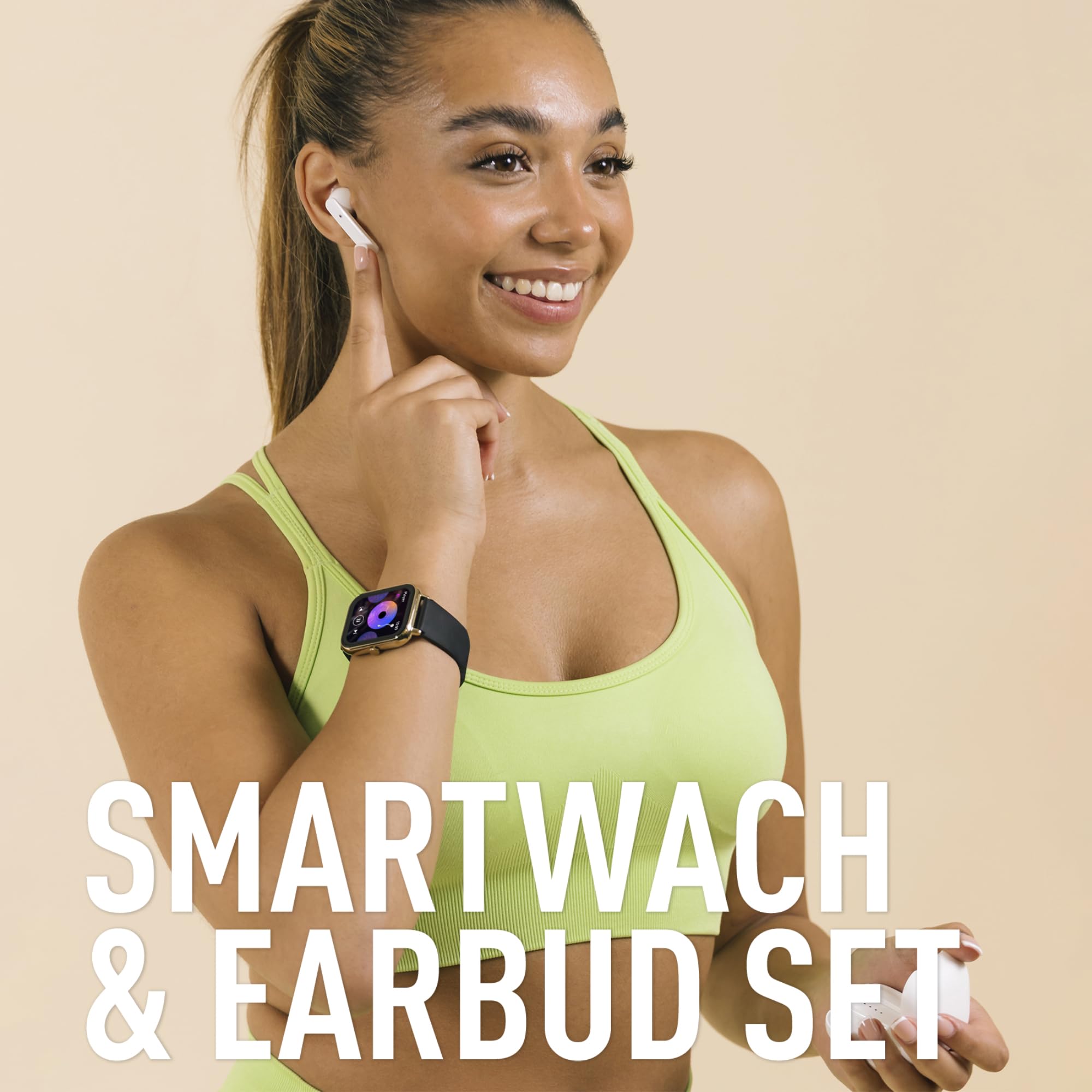 Reflex Active Smartwatch RA23-2168-TWS, Jasnozłoty
