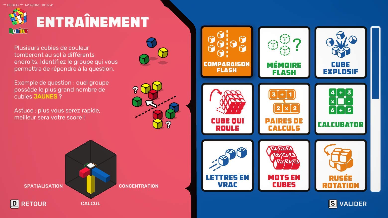 Professeur Rubik's Entraînement Cérébral (Nintendo Switch)