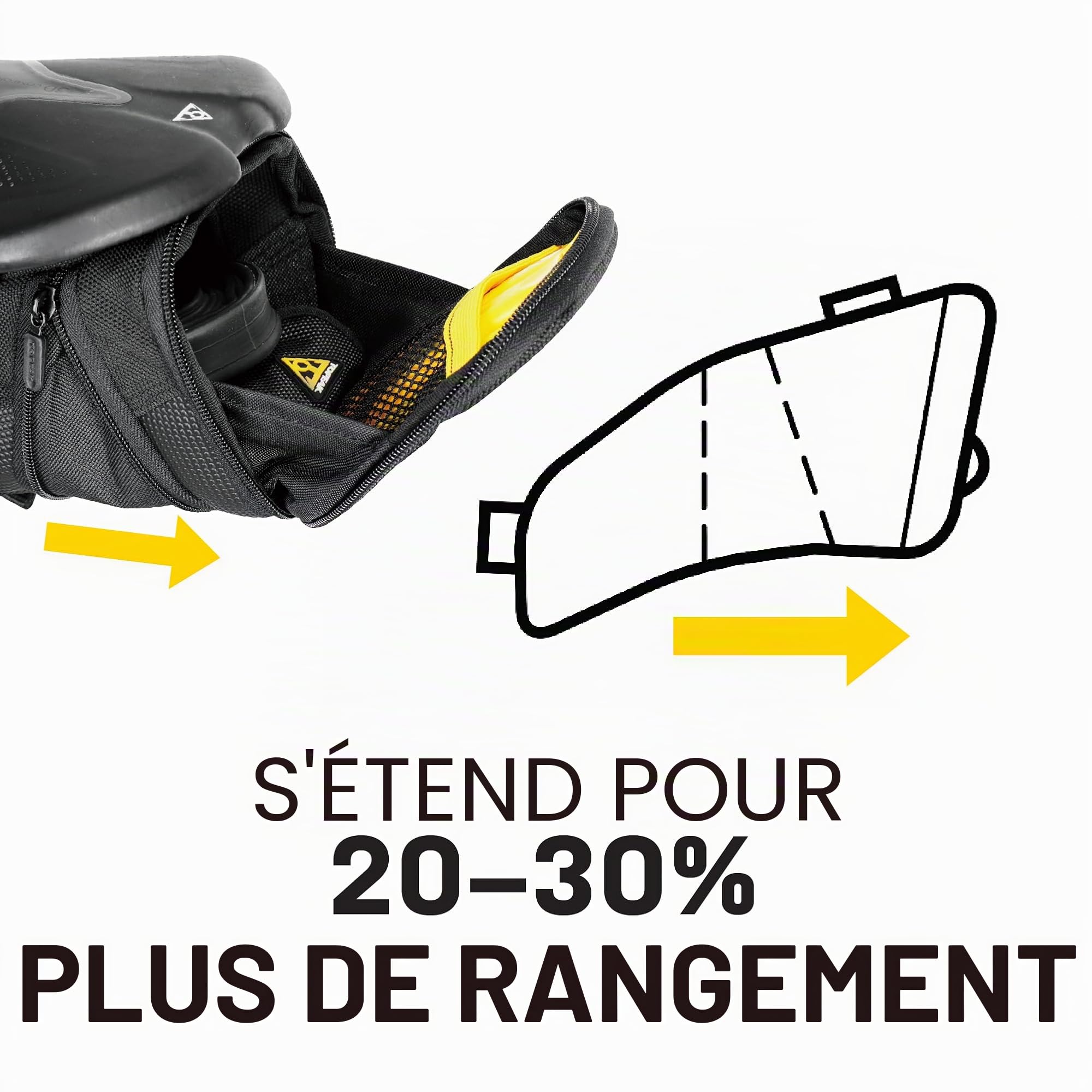 TOPEAK Aero Wedge Pack Sacoche de Selle – Taille M