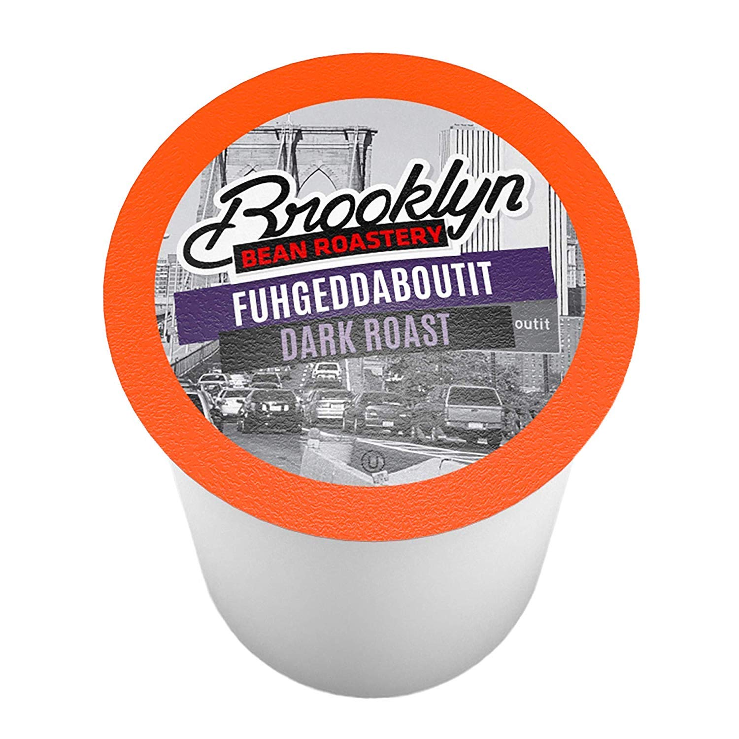 Brooklyn Beans Coffee Fuhgeddaboutit Dark Roast Single Serve Cups - 24ct Box