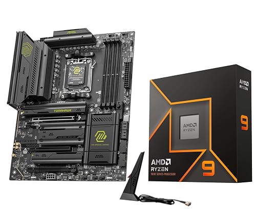 Micro Center Ryzen 9 9900X CPU with MSI Motherboard