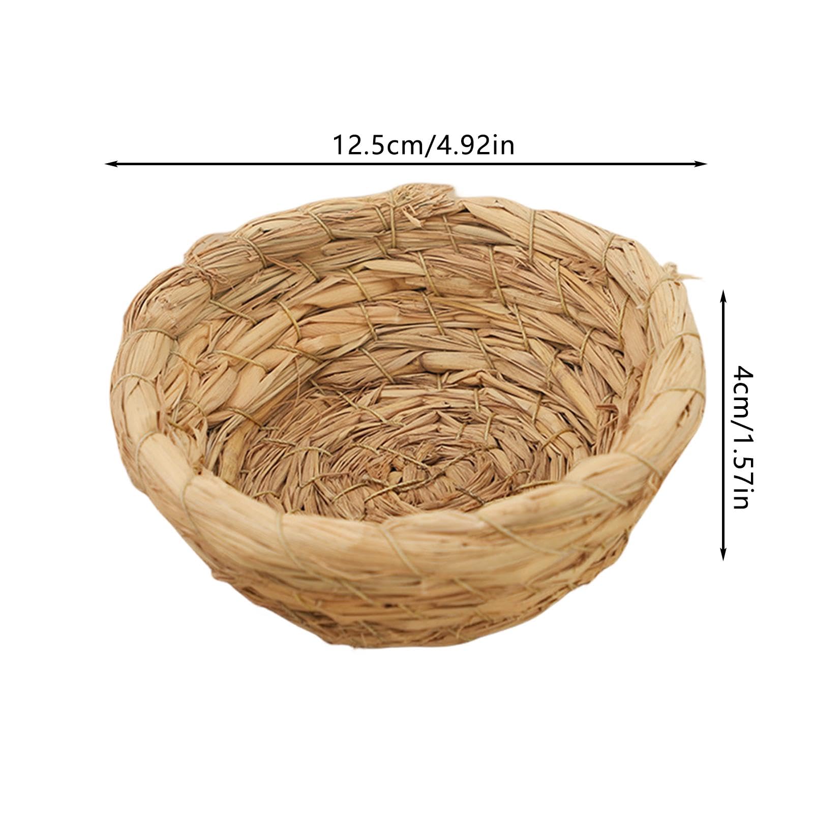 Amazon.co.jp: 繁殖鳥かご、繁殖巣, 編んだフラットベース繁殖巣