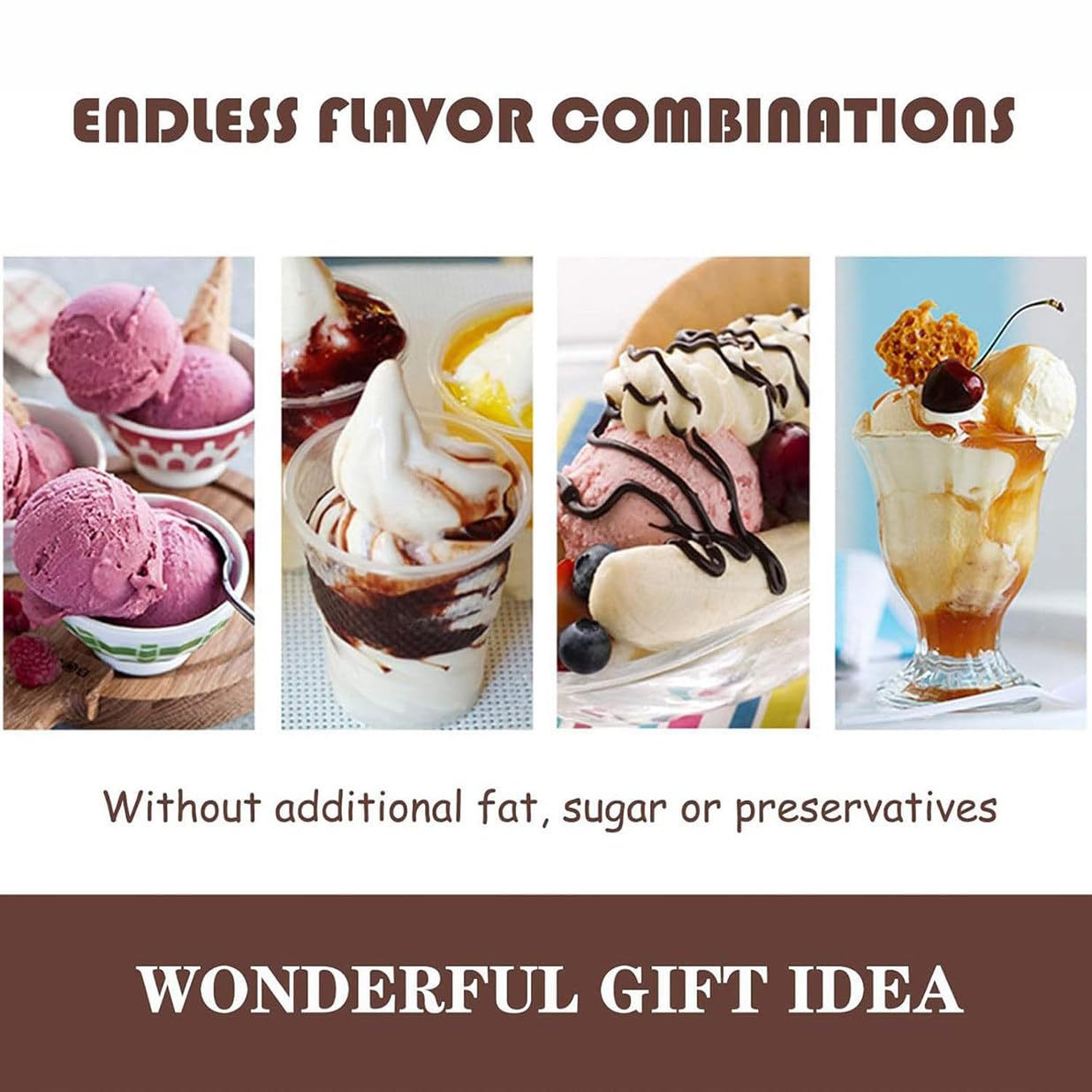 Máquina para Hacer Helados De Servicio Suave, Máquina para Hacer Helados En Casa, Máquinas para Hacer Helados Yogurt Mr Whippy para Cocina DIY Rápidamente: ¡Disfrute De Delicias Caseras!