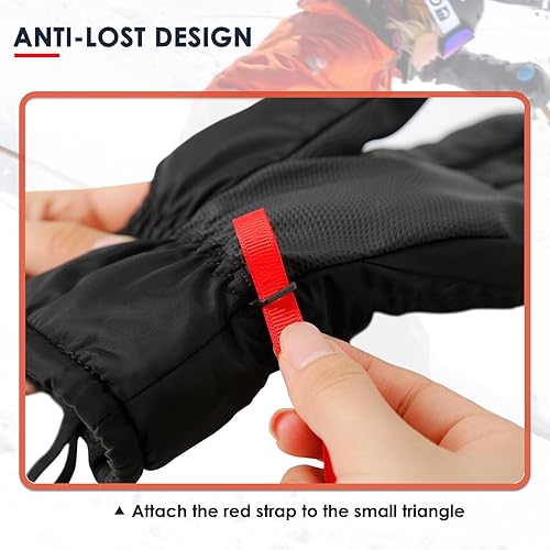 Miniatura 5 de XMJY Correa de seguridad para guantes deportivos, guantes de esquí, correa elástica para muñeca, accesorios perfectos de montañismo y esquí para