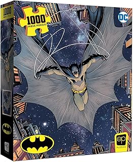 Batman I Am The Night 1000 Piece Jigsaw Puzzle | Officially Licensed Batman Merchandise | Collectible Puzzle Featuring Batman in Action from The Classic DC Comics Universe