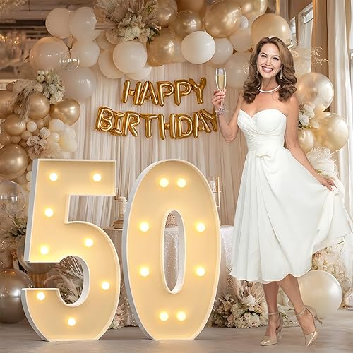 Miniatura 49 de Mixifox Letras V de marquesina de 3 pies, letras grandes iluminadas de 3 pies de alto con luces, letra de bebé grande para baby shower, boda