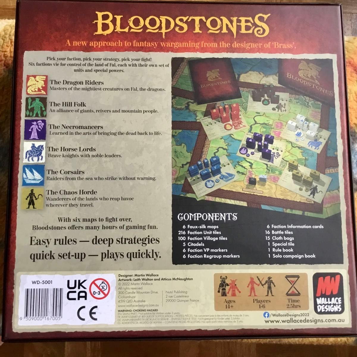 Amazon | 話題作Bloodstones（ブラッドストーンズ）開封 英語版 ボード 