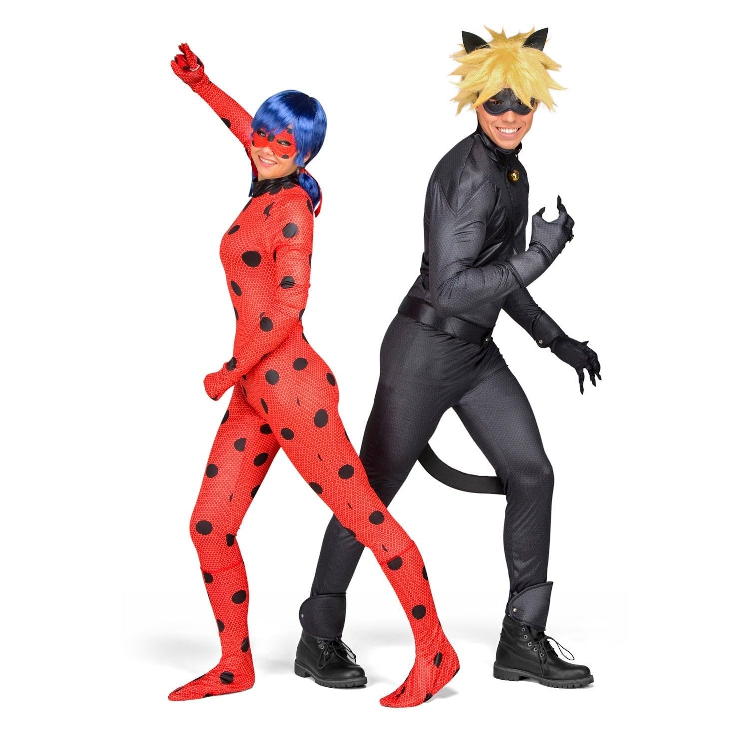 My Other Me - Costume Ladybug rosso nero donna adulta nero rosso XS