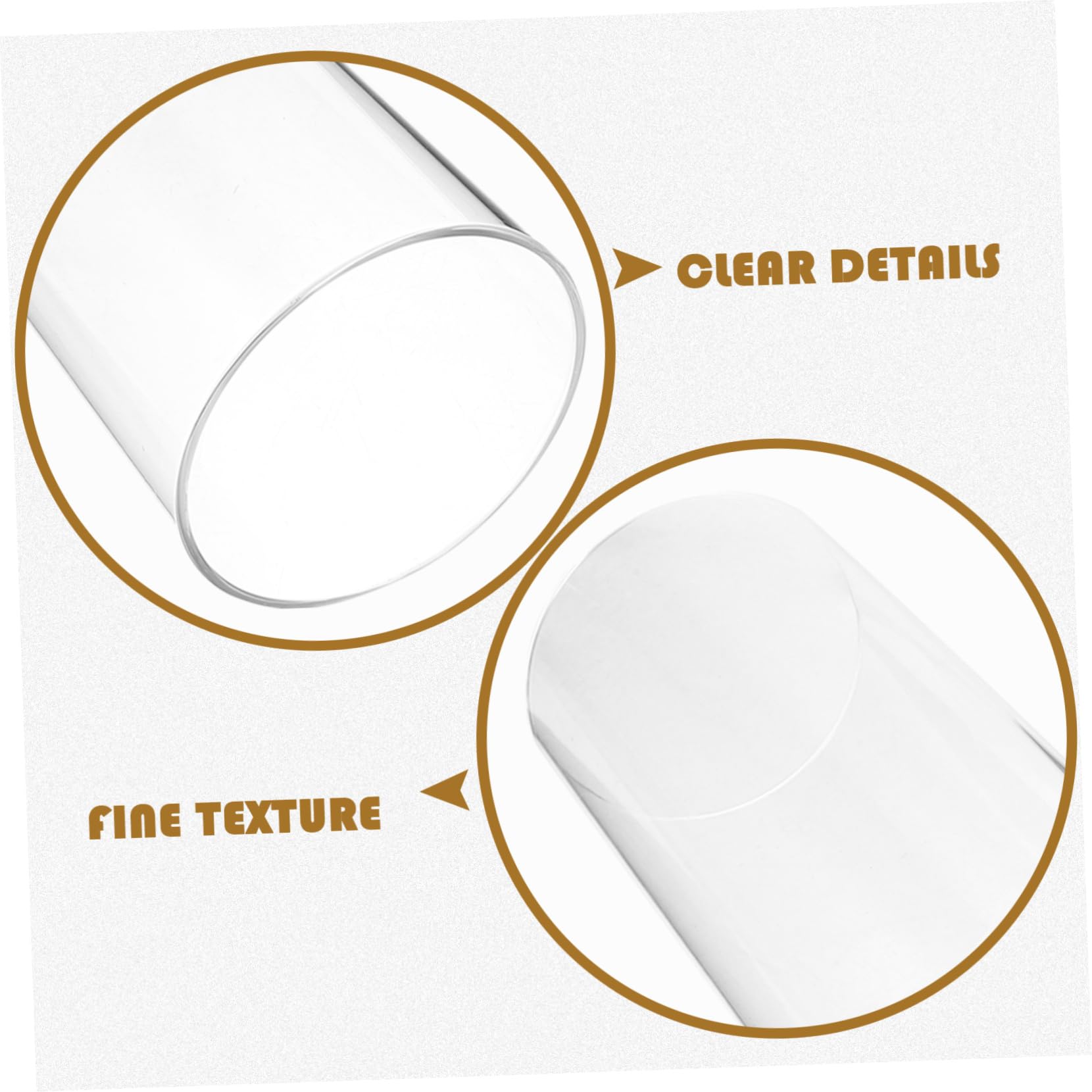 VOSAREA Couvercles en Verre Borosilicaté Transparents Protection Coupe-vent et Décoration 4pcs pour Tubes de Bougies pour Petits Décors DIY