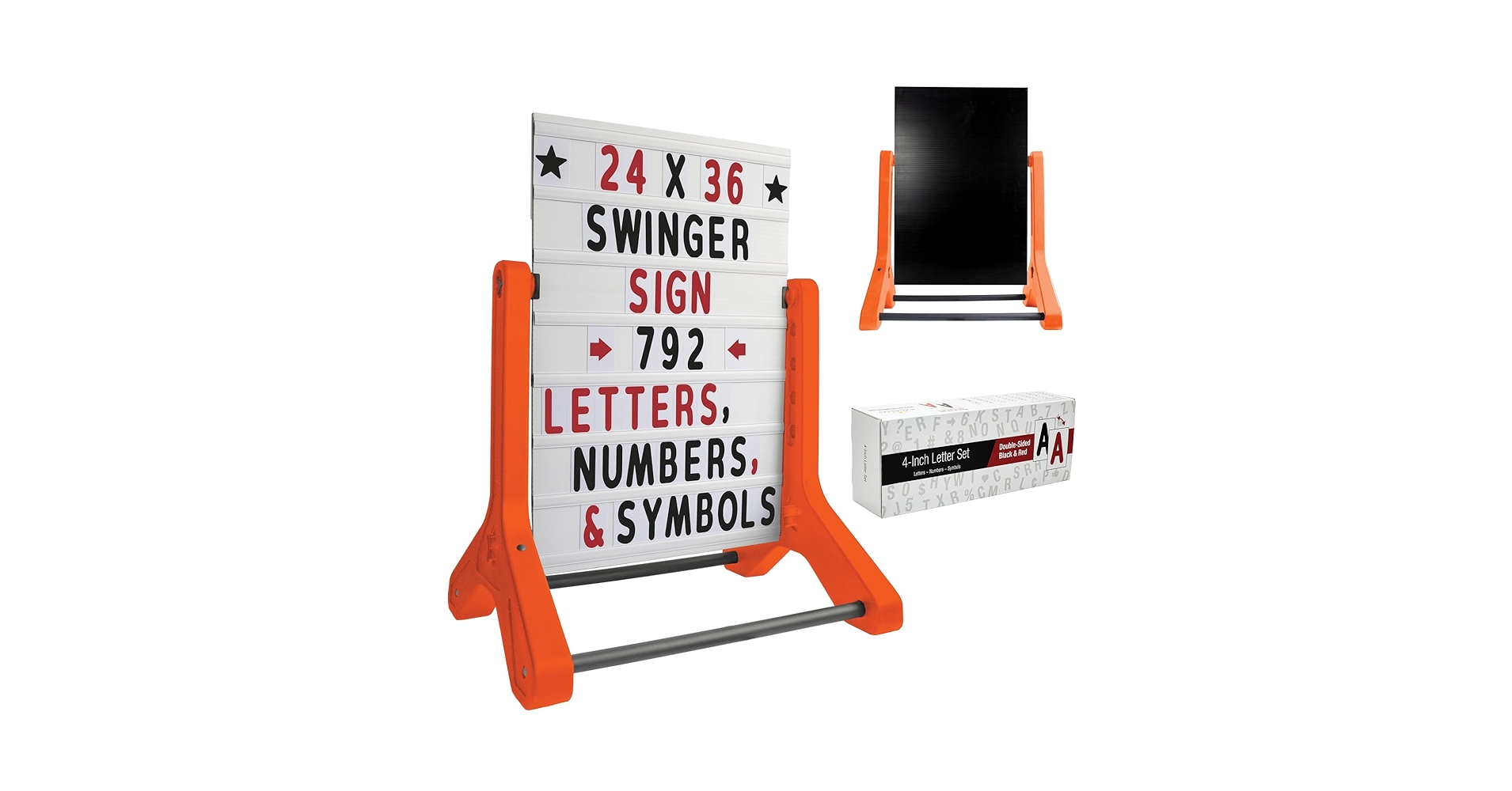 Amazon.com : Swinging Changeable Message Sidewalk Sign: 24