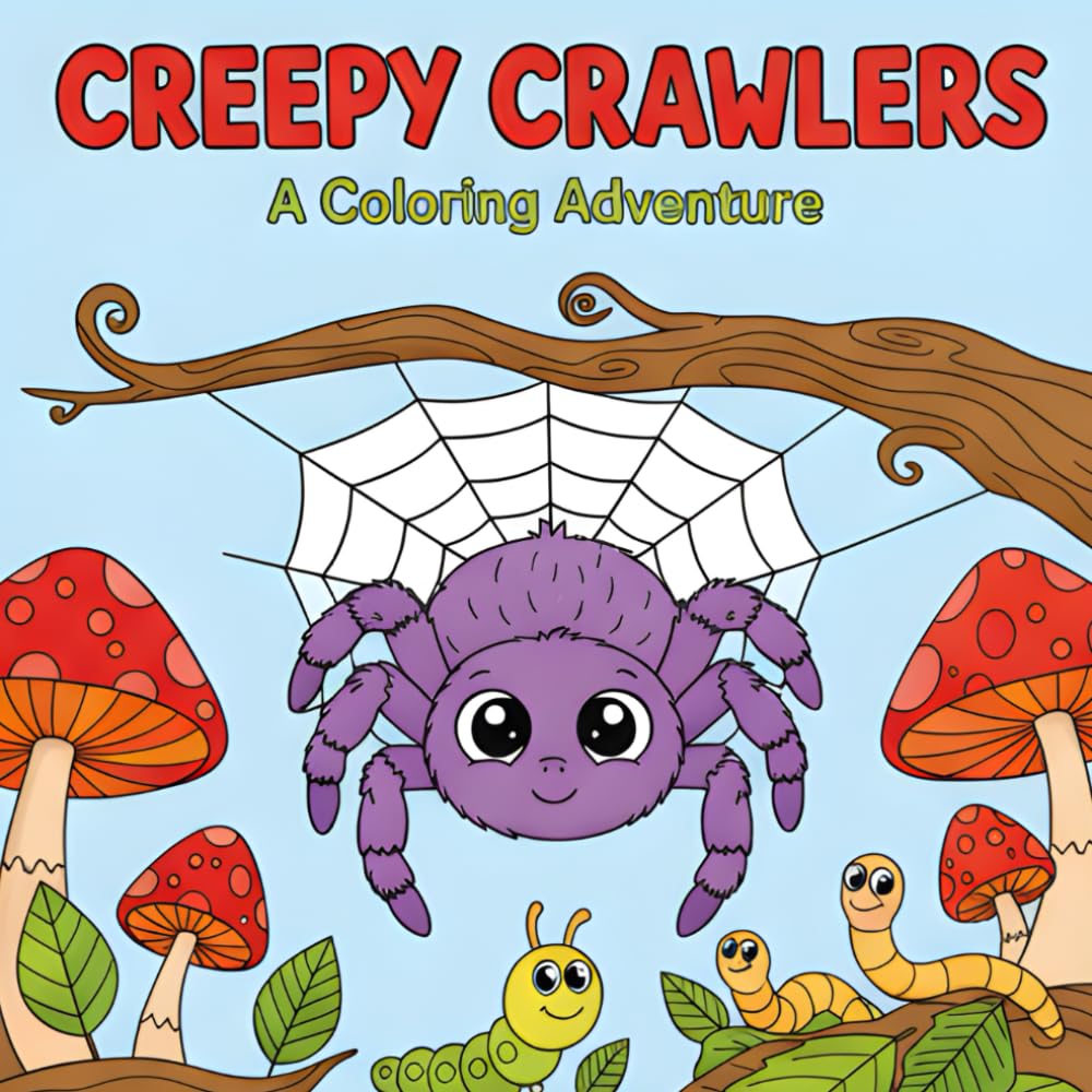 Creepy Crawlers Coloring Book