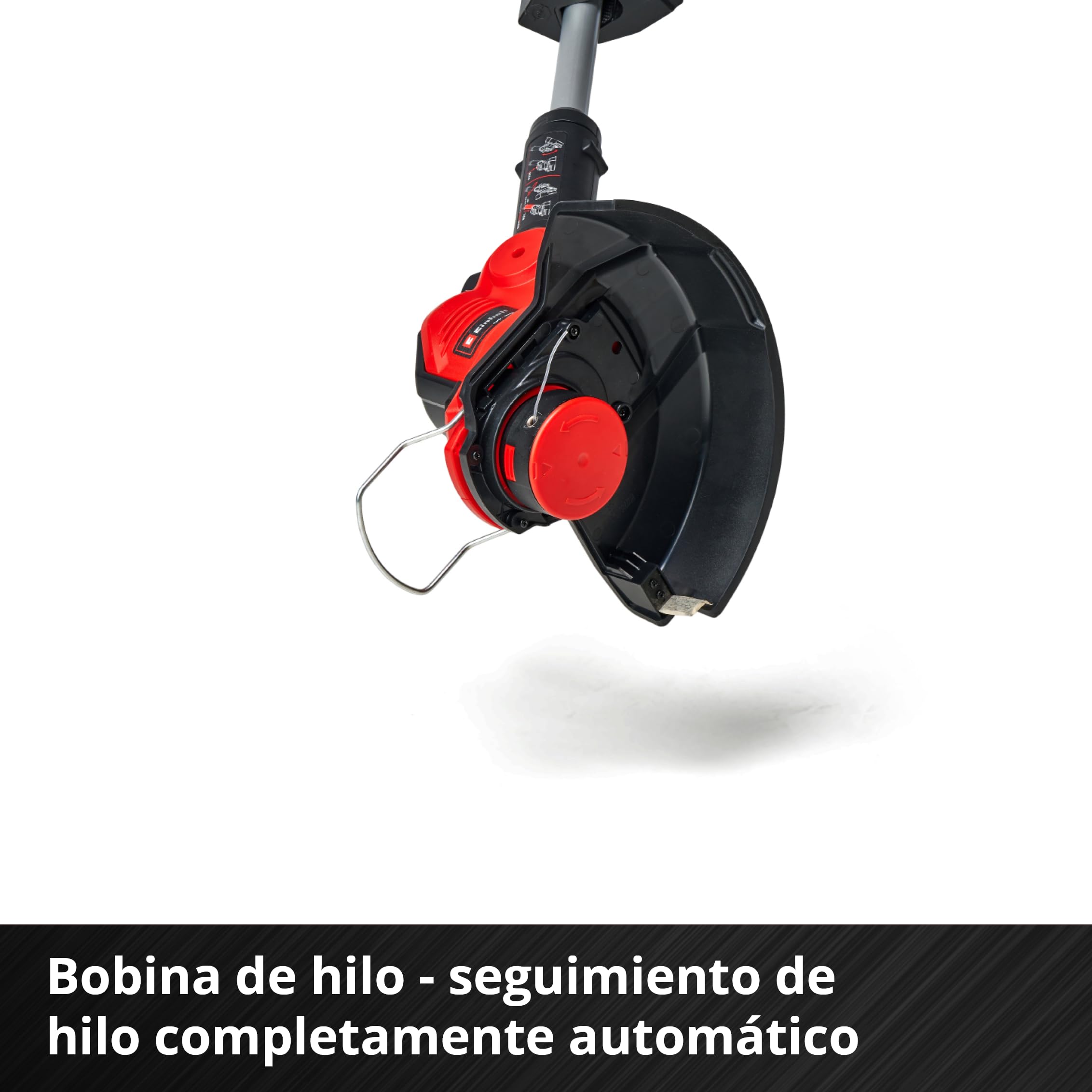 Einhell Recortadora de césped con batería GE-CT 18/28 Li-Solo Power X-Change (Iones de Litio, 18 V, 28 cm de Anchura de Corte, Hilo, Cabezal Motor Giratorio e inclinable, sin batería ni Cargador)