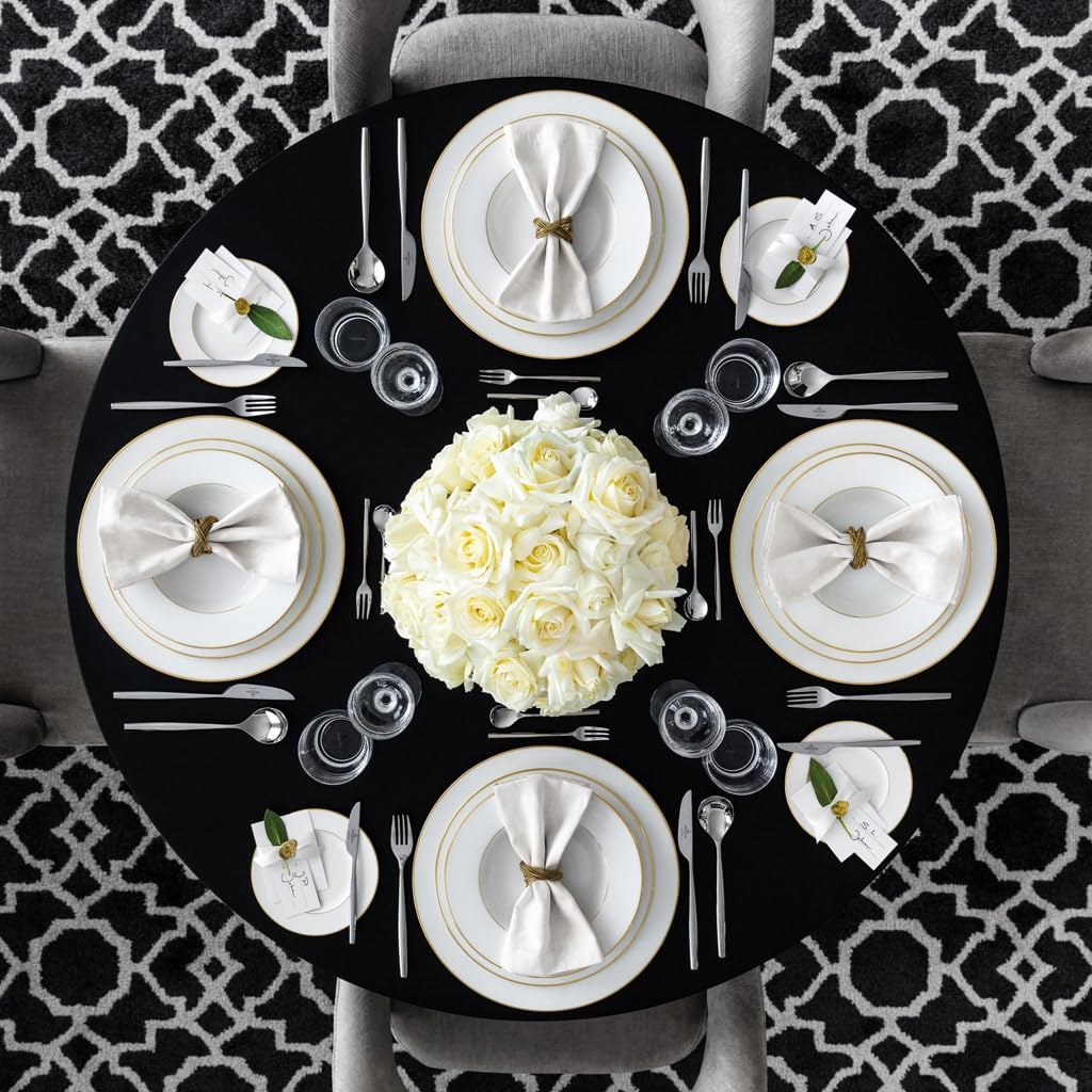 Villeroy & Boch Signature Anmut Gold bread plate, 16 cm diameter, white/gold