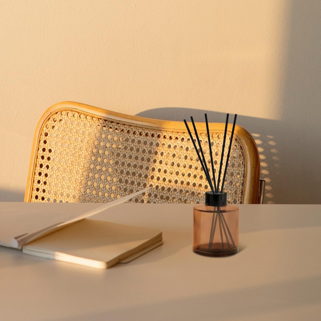 SOIMISS Reed Diffuser Sticks Refill Fiber Aroma Diffuser Sticks for Essential Oil Scent Dispersion 7.48 in Replacement Reeds for Home Bathroom Office Decor