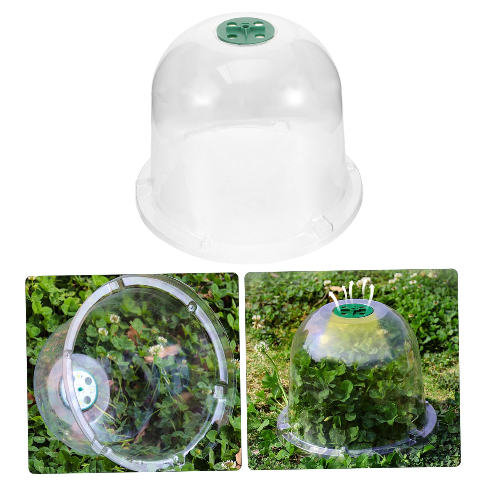 De Transparente con Luz Led Cubierta Protectora Reutilizable para Jardín Invernadero Mini para De para Protección Invierno