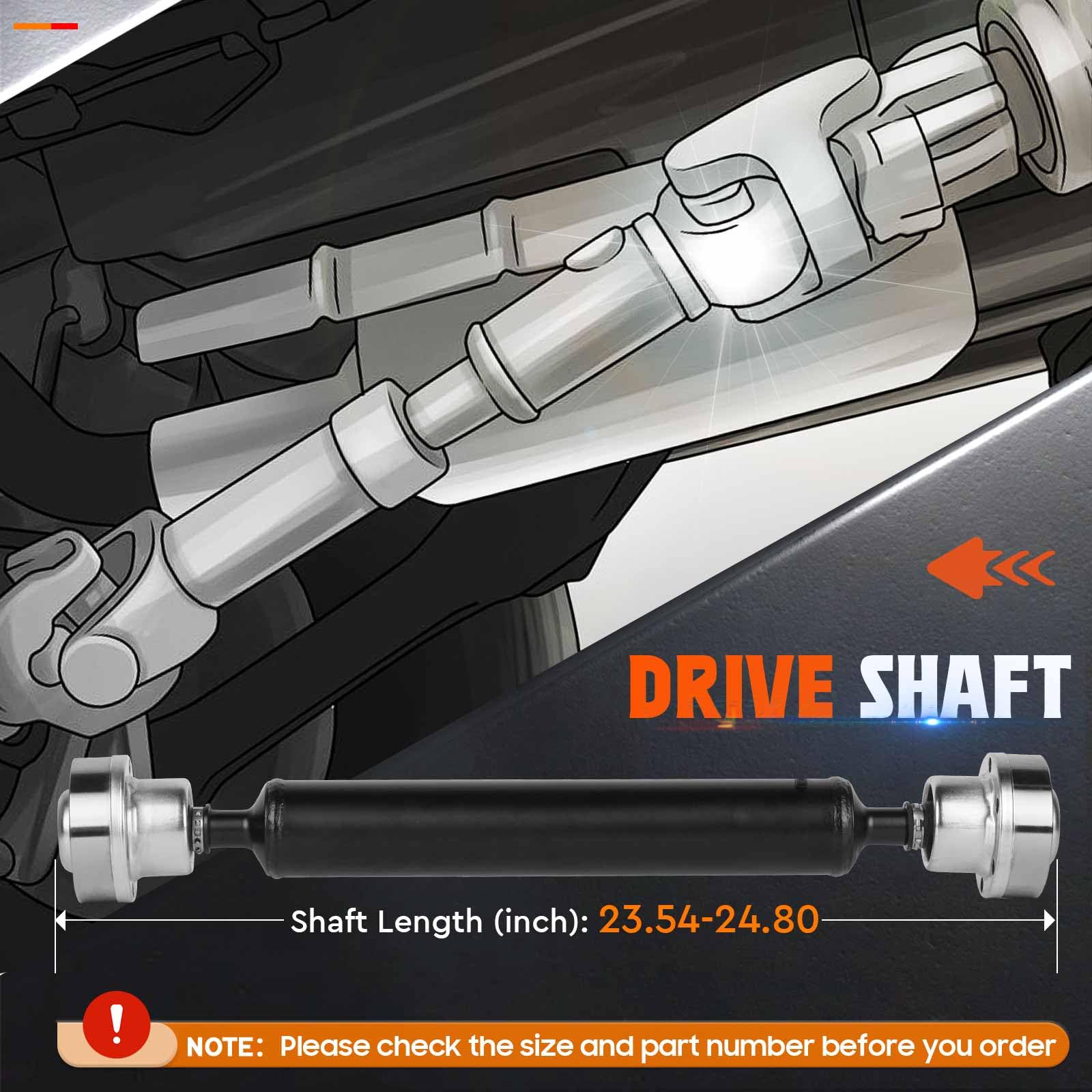 Bode-man 48.62 Inch Rear Driveshaft Prop Shaft Assembly Replacement For 2011-2012 Jeep Grand Cherokee 3.6L AWD 976-973 - View #7