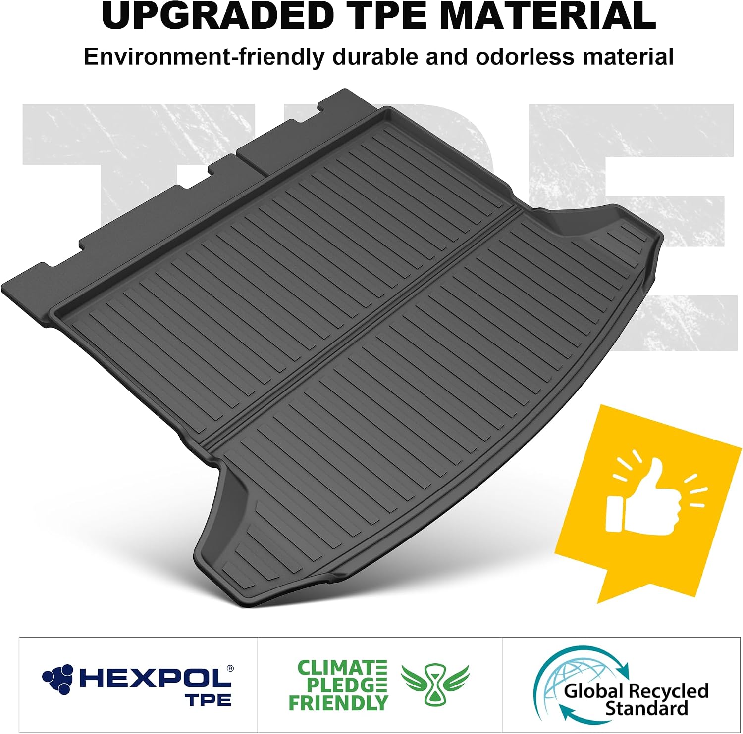 2024 2025 2026 Prologue Floor Mats & Cargo Liner & Backrest Mat Fit for Honda Prologue & Chevrolet Blazer EV - All Weather Floor Liners Trunk Mat Back Seat Cover Prologue Accessories Black
