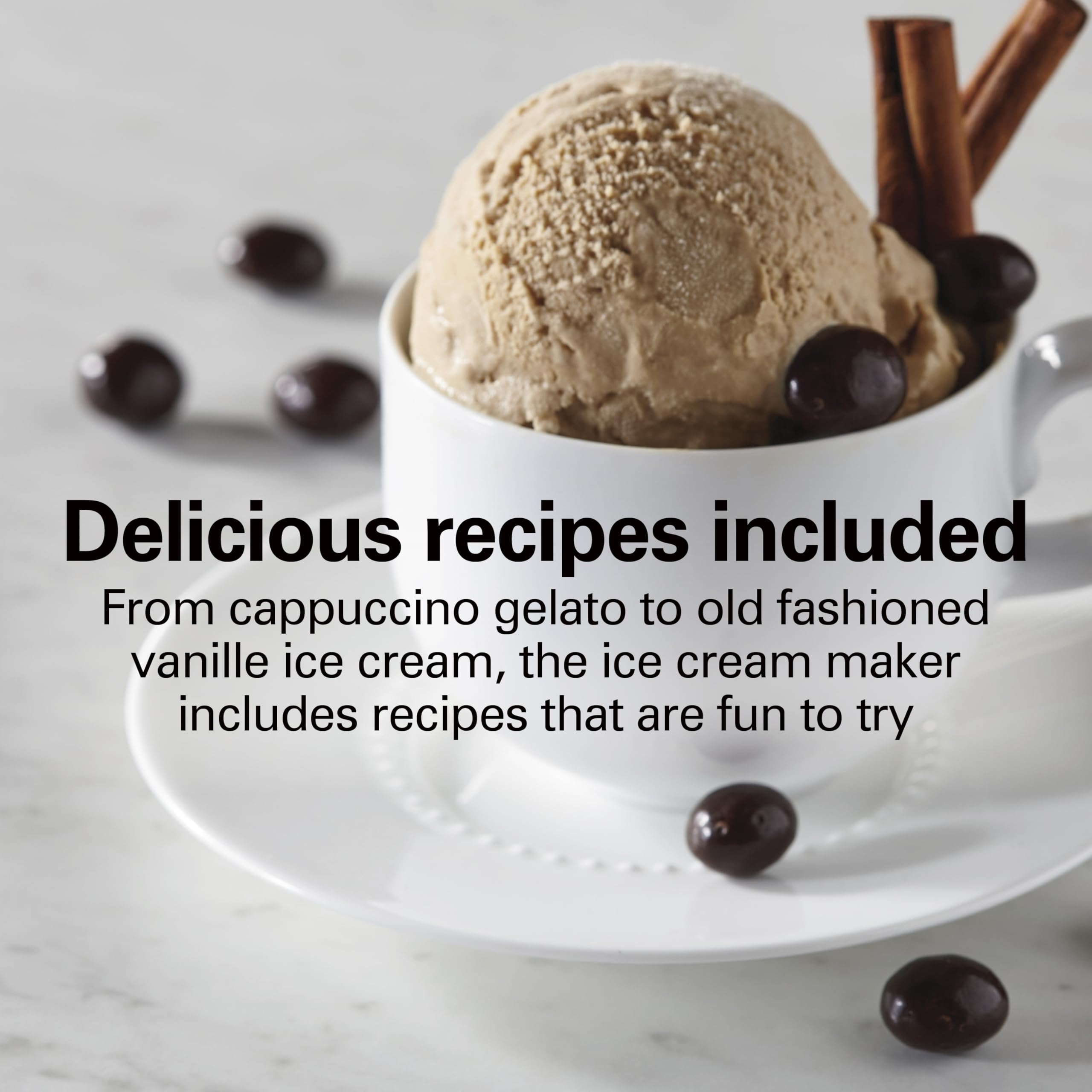 Hamilton Beach Ice Cream Maker - Homemade Ice Cream in 20 Minutes -7