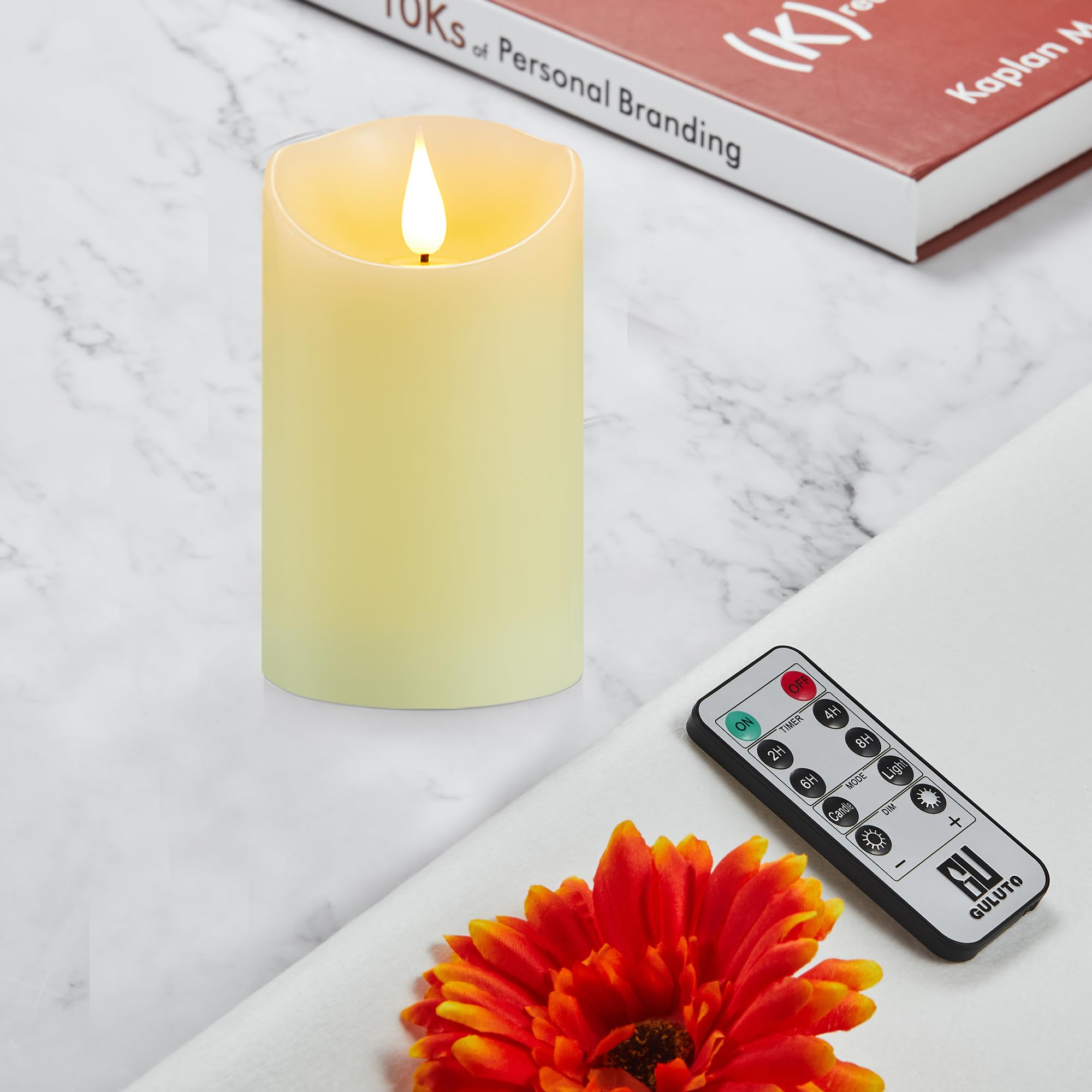 Amazon.co.jp : Guluto LEDキャンドル 充電式 LED キャンドルライト