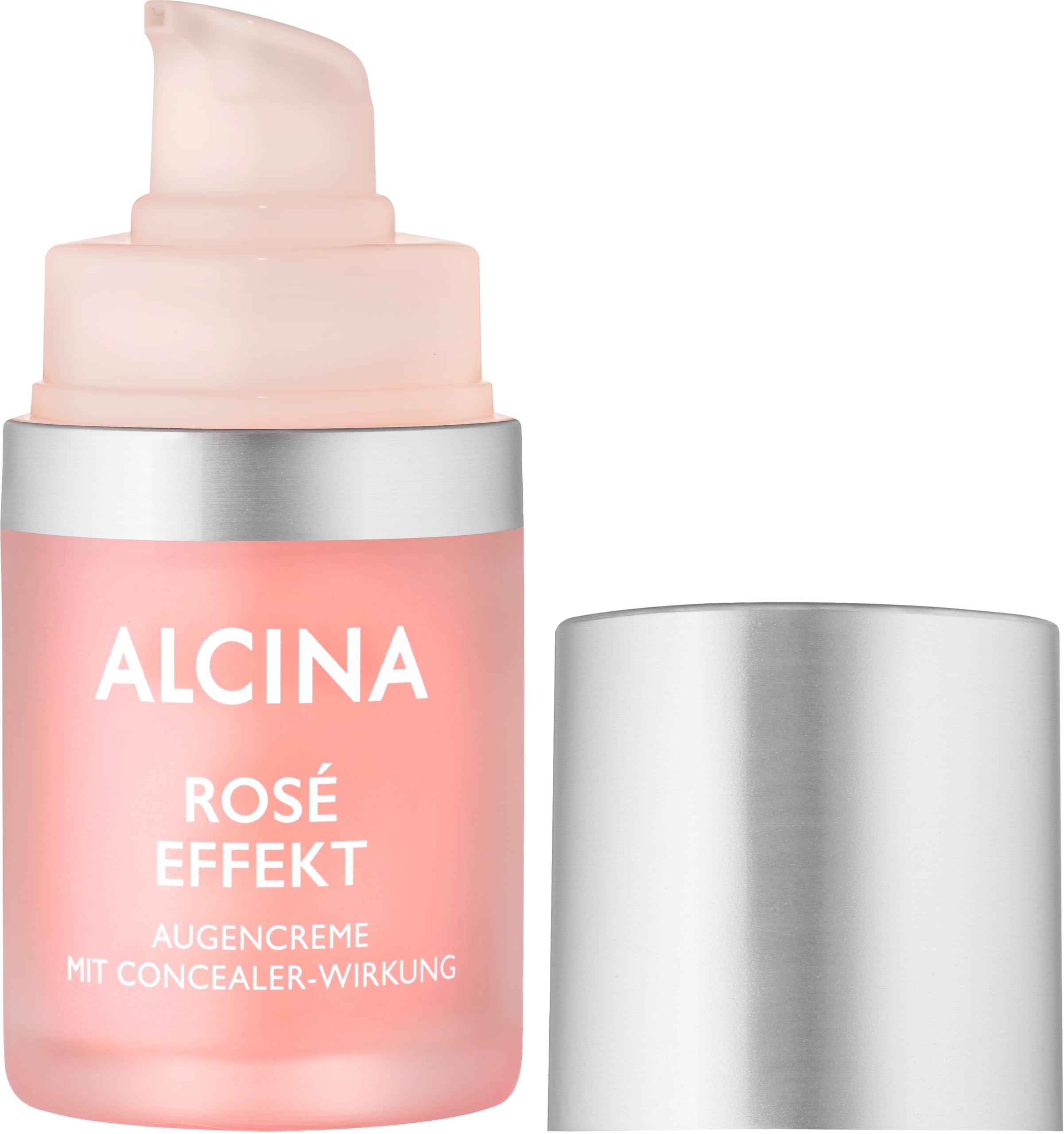ALCINA Geschenkset Rosé Effekt Haut - 1x Tagescreme & 1x Augencreme | 1x 50 ml & 1x 15 ml | für reife, anspruchsvolle Haut | verleiht einen frischen, rosigen Teint | kaschiert effektiv Augenschatten