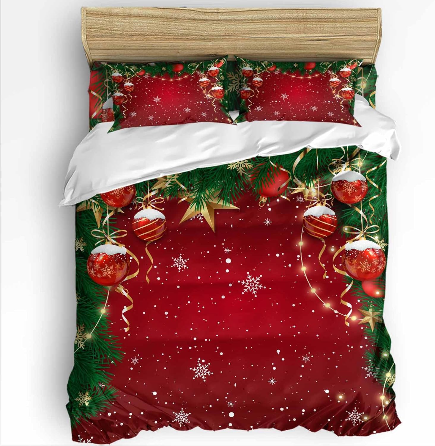 Christmas Comforter Sets Full Size Christmas Balls Soft