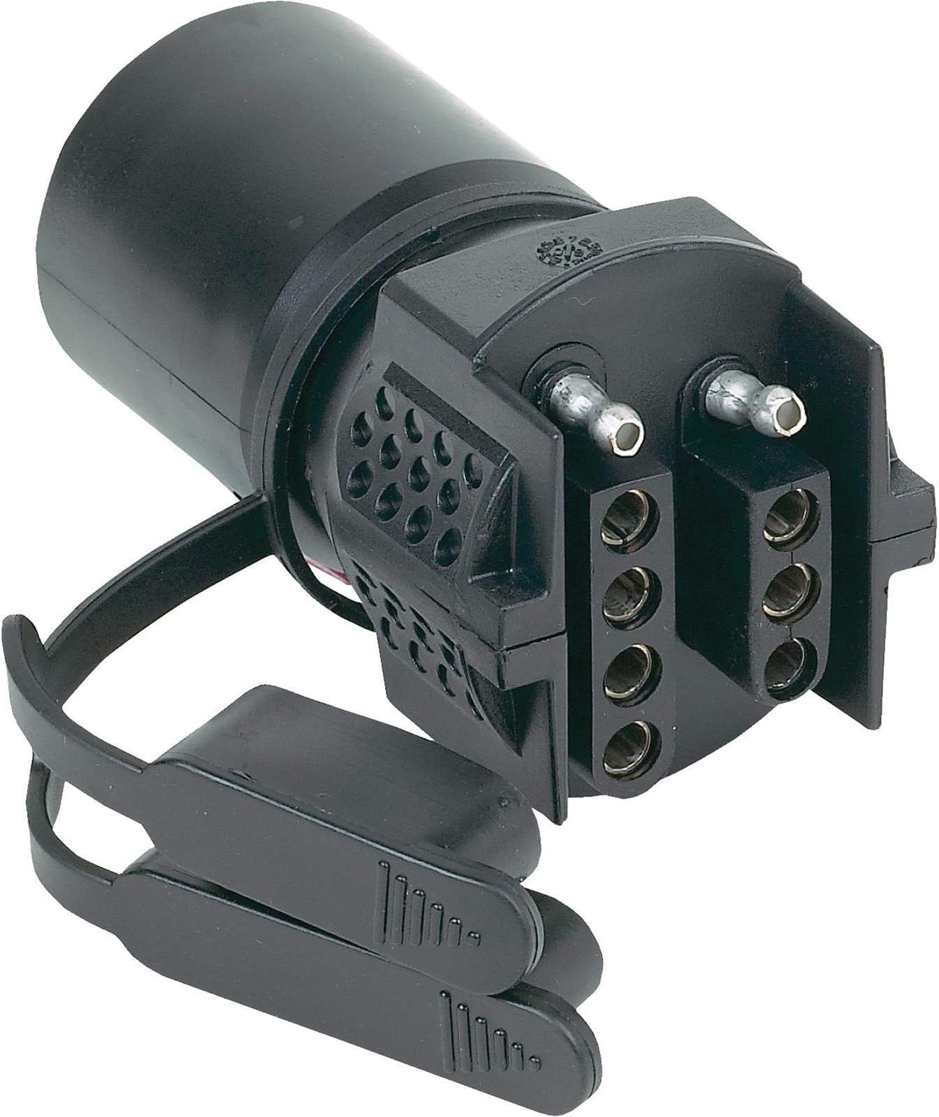 Trailer Plug Adapters 7 Pin to 4 and 5 Flat Blade Trailer Connector for Trailer Tow Hitch, Weatherproof