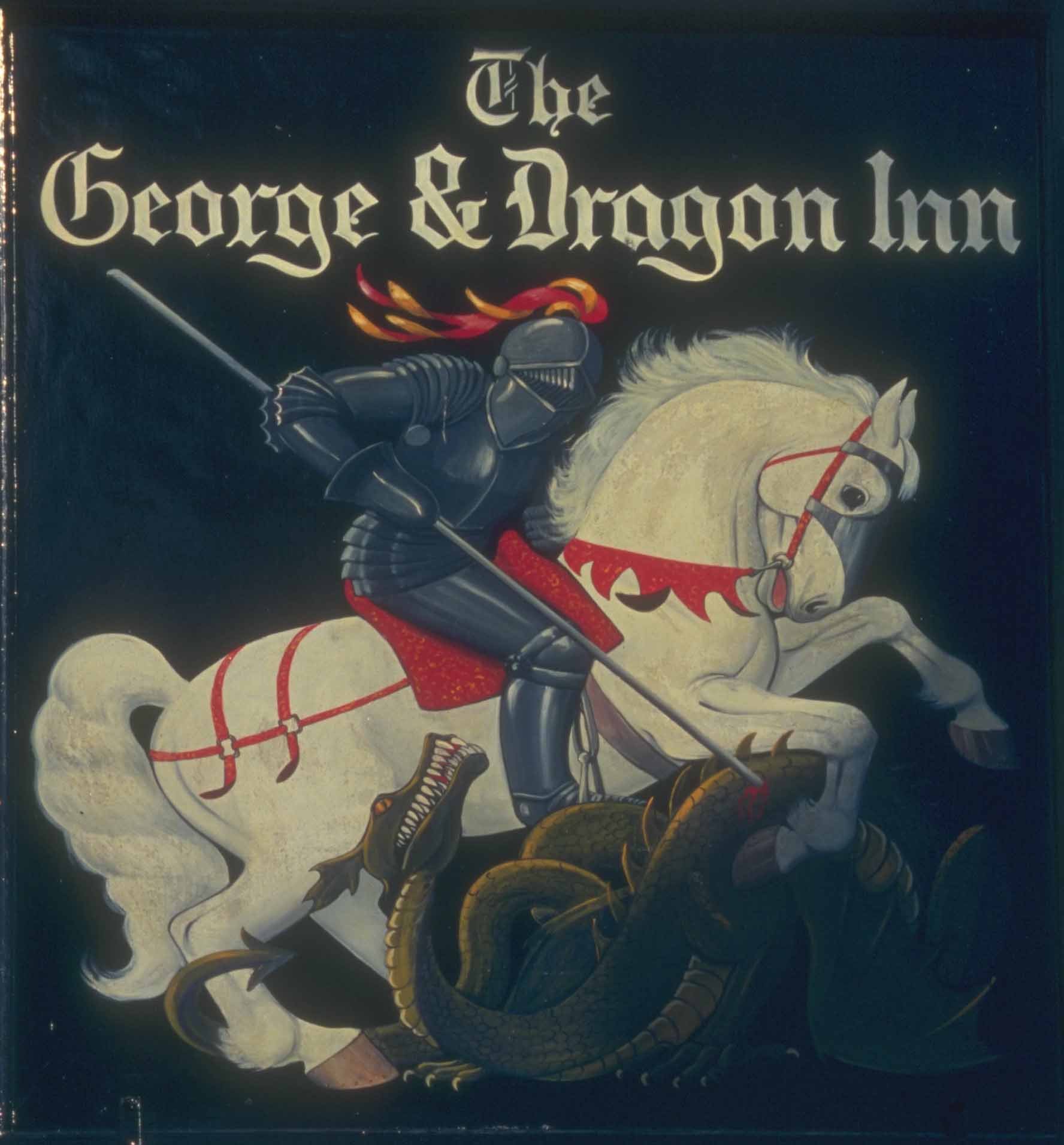 Metal Sign Pub 340072 The George And Dragon Inn Lamberhurst Kent A4 12x8 Aluminium