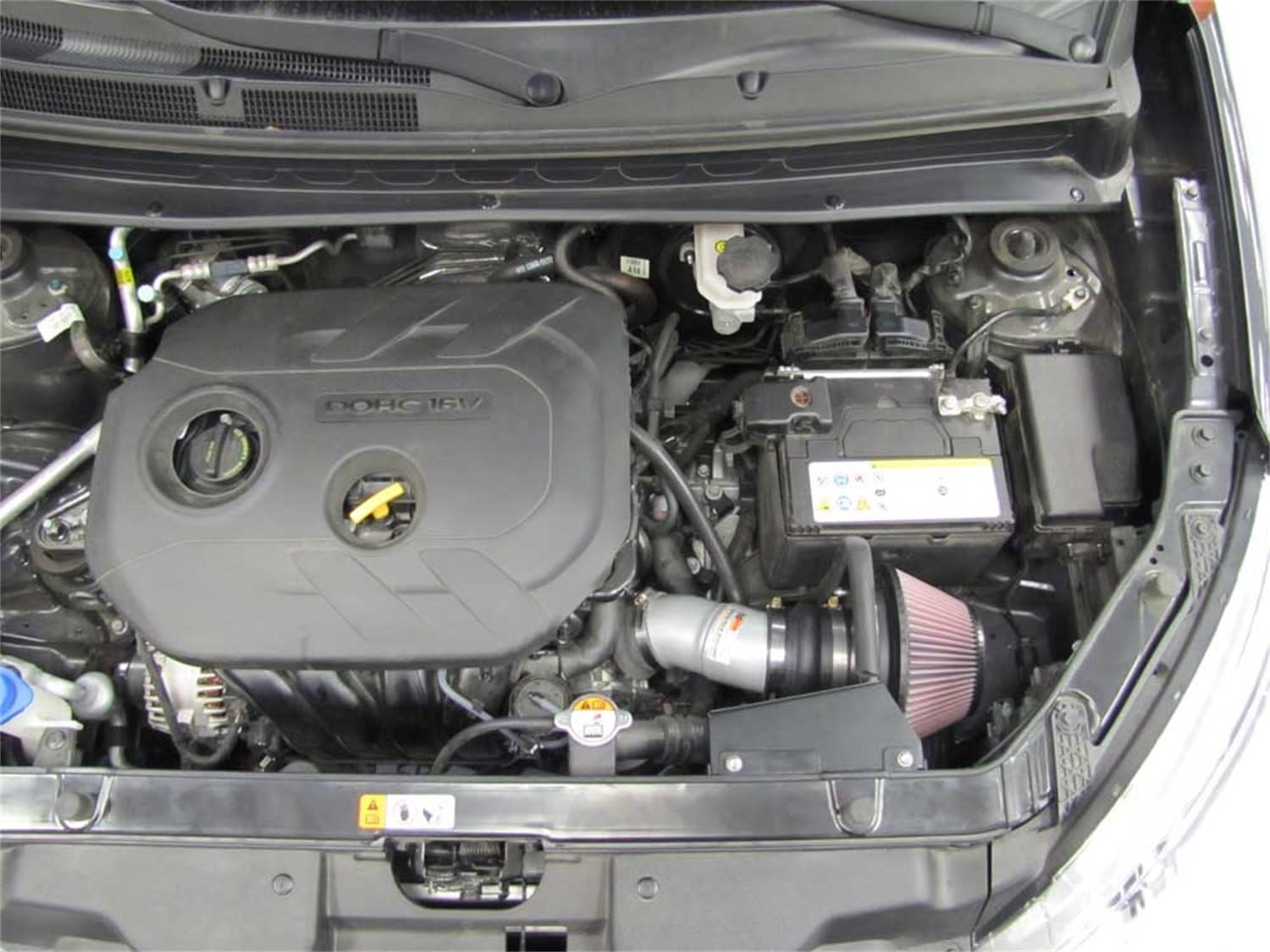 K&N Cold Air Intake Kit: Increase Acceleration & Engine Growl, Guaranteed to Increase Horsepower up to 5HP: Compatible with 2.0L, L4, 2012-2013 KIA (Soul), 69-5308TS