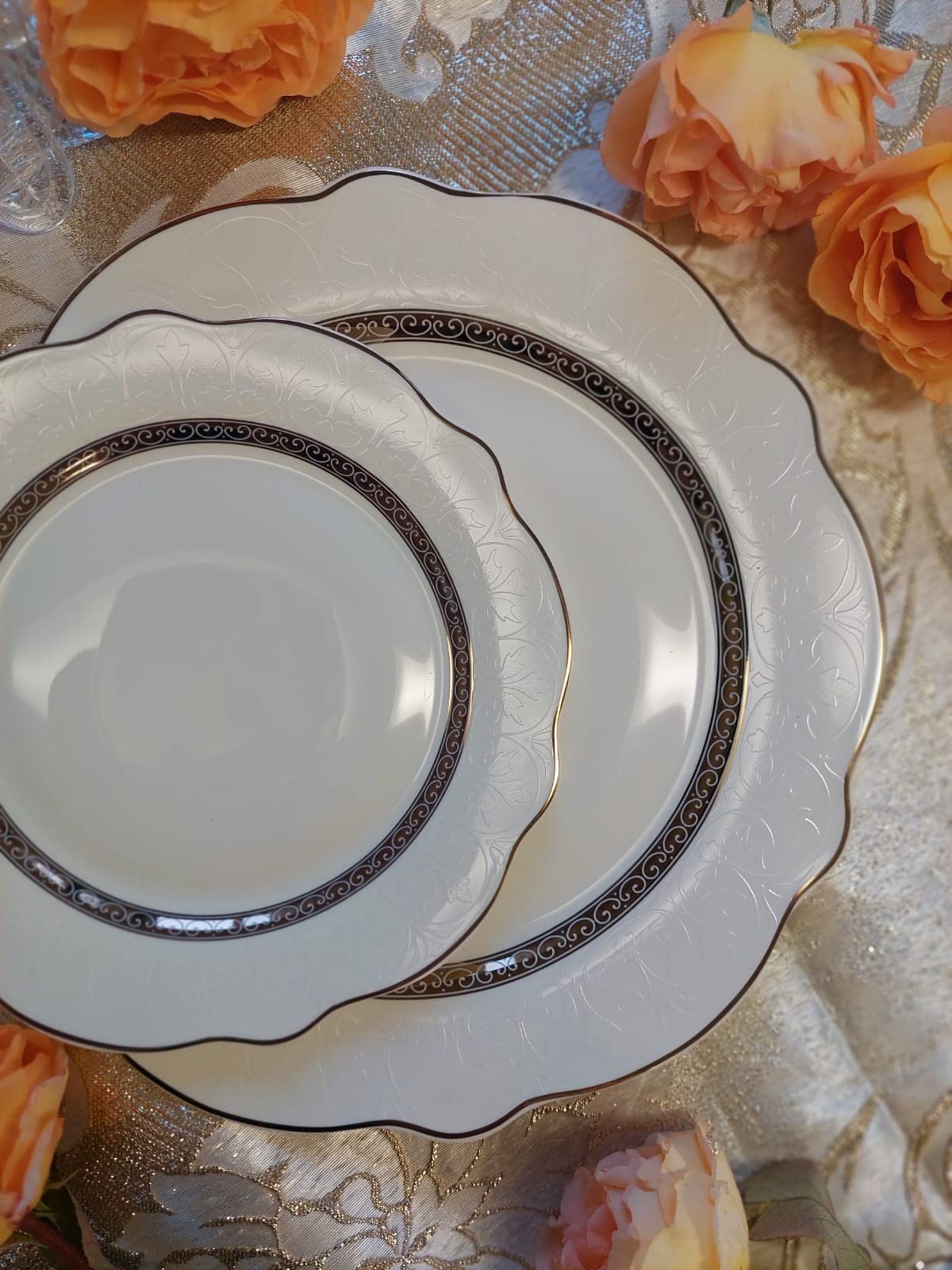 Service de table 18 pièces Morello résistant et compatible lave-vaisselle