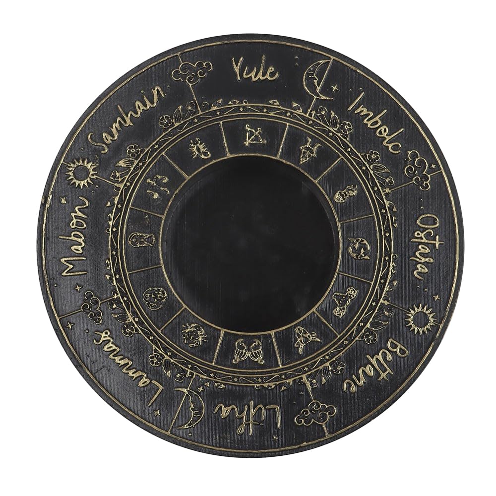 Wheel of the Year Tealight Candle Holder. Aromatherapy Gift.