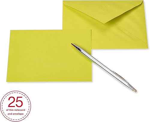 Vista 7 de American Greetings Tarjetas en blanco de un solo panel con sobres, colores arcoíris (200 unidades)