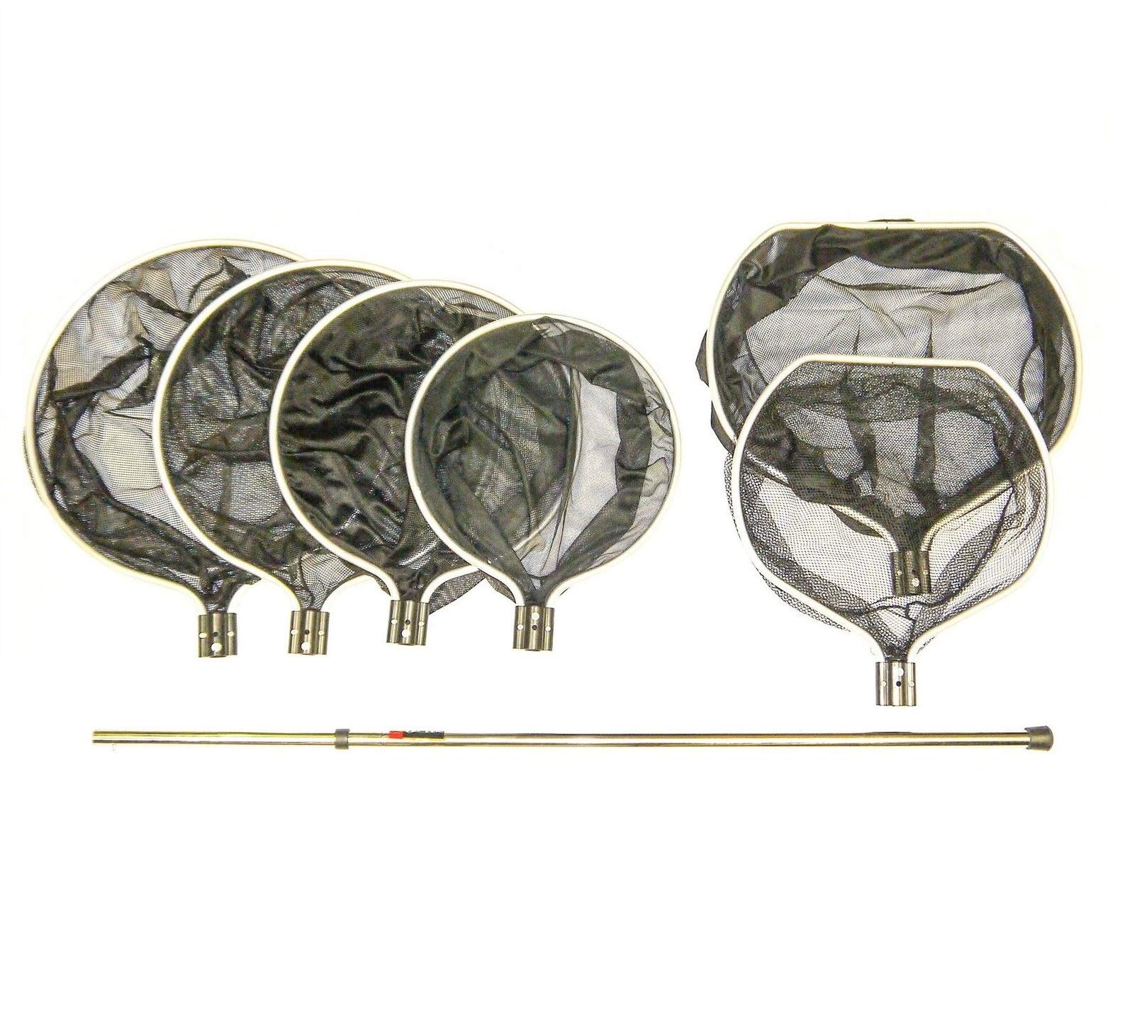 Bio-Magic Nets Pond Landing Net with Telescopic Handle - Round Shape 16"