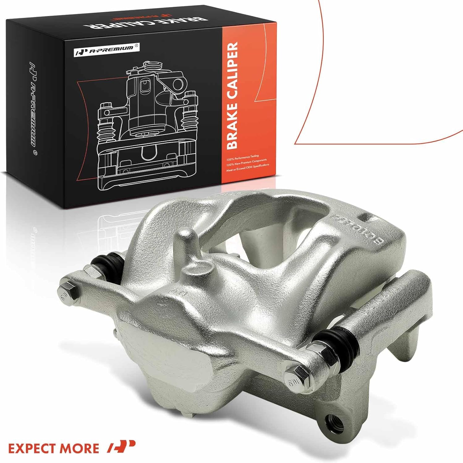 A-Premium Disc Brake Caliper Assembly with Bracket Compatible with Mercedes-Benz Vehicles - CLA250 2014-2019, GLA250 2015-2020, B250 2013-2019 - Front Left Driver Side