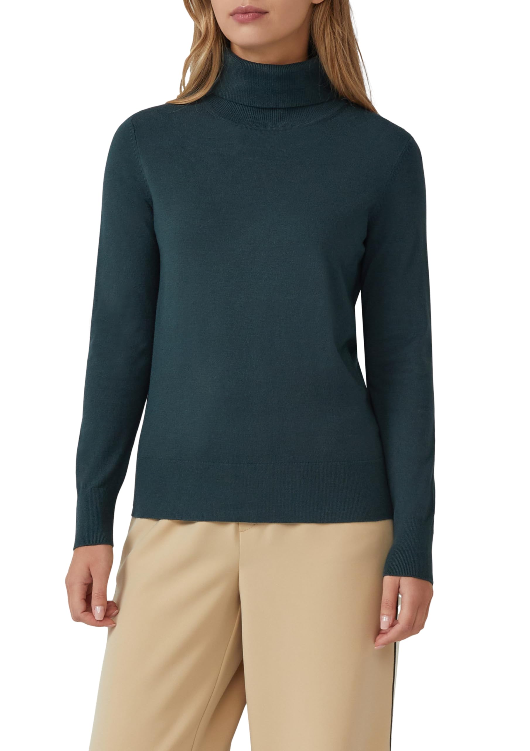 s.Oliver Damen 2137742 Pullover mit Rollkragen