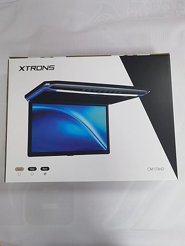 Miniatura 10 de XTRONS® Pantalla TFT digital FHD ultrafina de 17.3 pulgadas 16:9 1080P Video Reproductor de video para automóvil, monitor montado en el techo