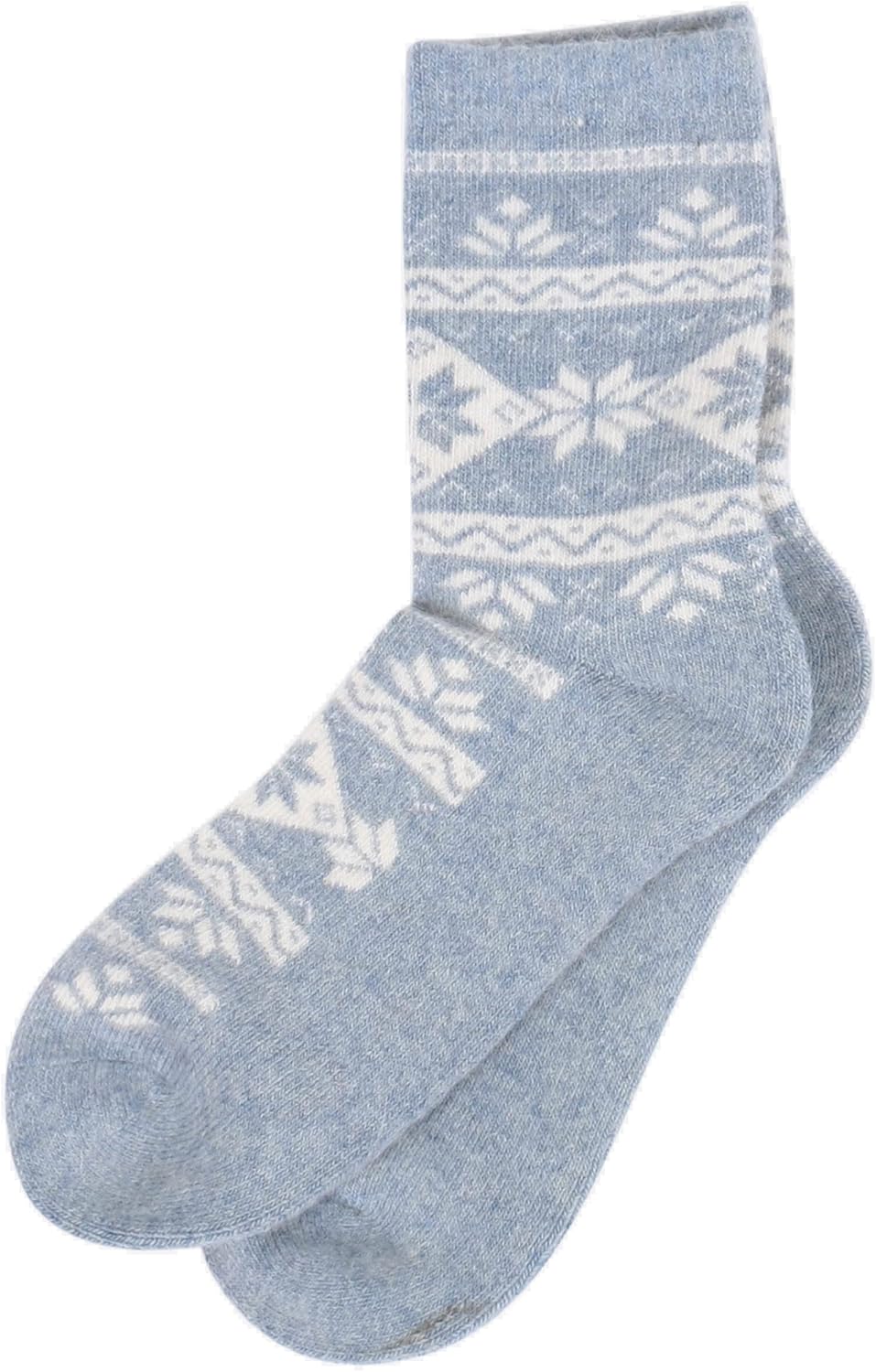 ICEWEAR Loðmundur Norwegian Pattern Angora Wool Socks | Warm, Thick & Cozy Unisex