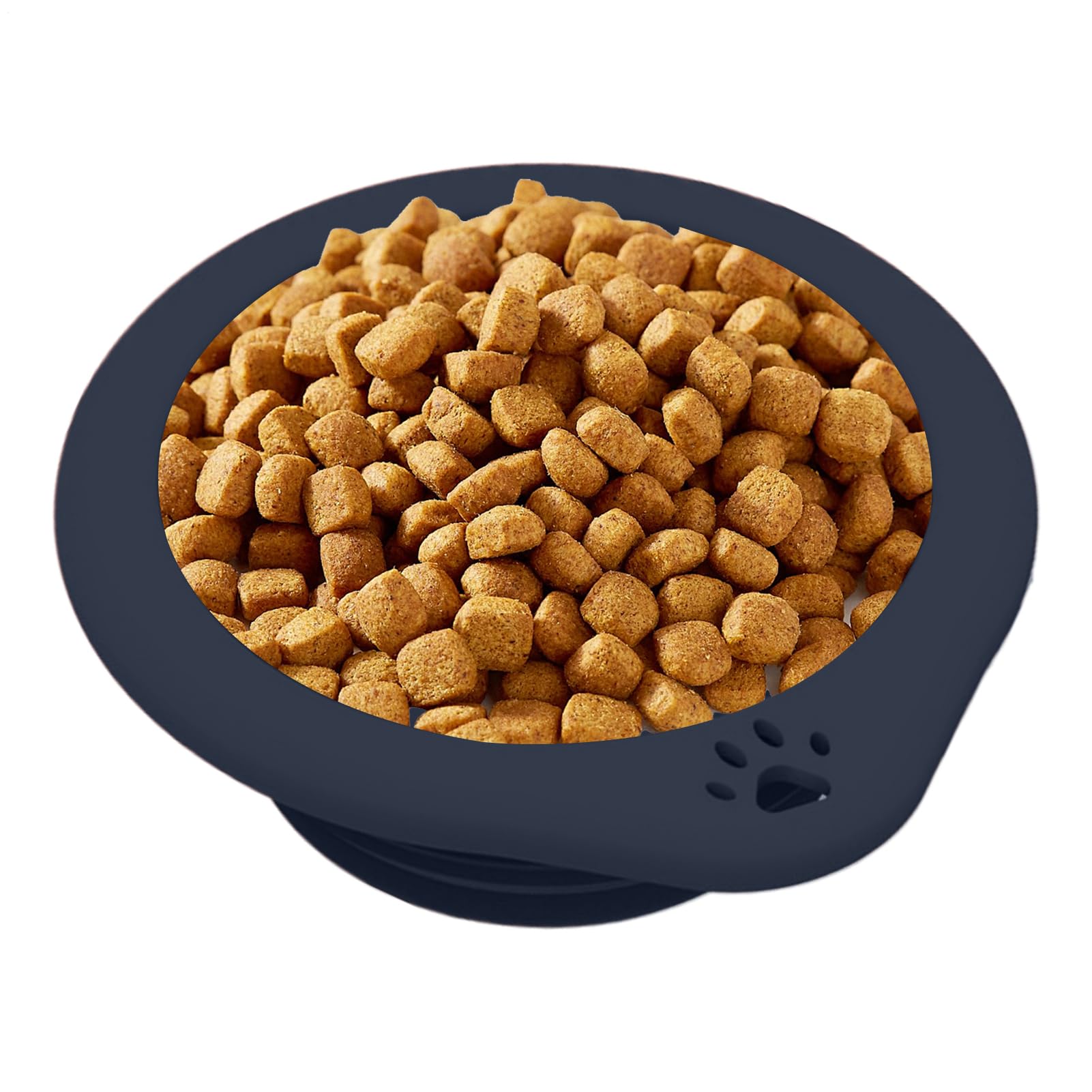 Portátil para Perros - 300 ml De Comida Plegable con Mosquetón - Contenedores de Agua de Silicona - para Acampada, Playa, Caminata, Viaje Cotidiano, Mascotas, Perro Y Gato