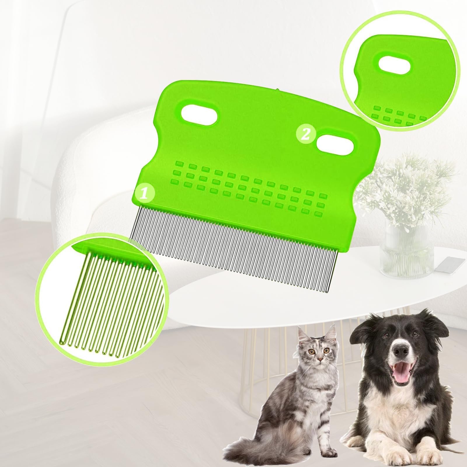Beeztees honden verzorgingskam met roterende tanden - Ritsema Dier&Tuin