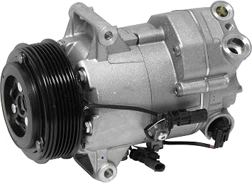 Air Conditioning A/C Compressor with Clutch AC Compressor for Chevy Cruze 1.8L 2012-2015, Chevy Cruze 2.0L 2014-2015