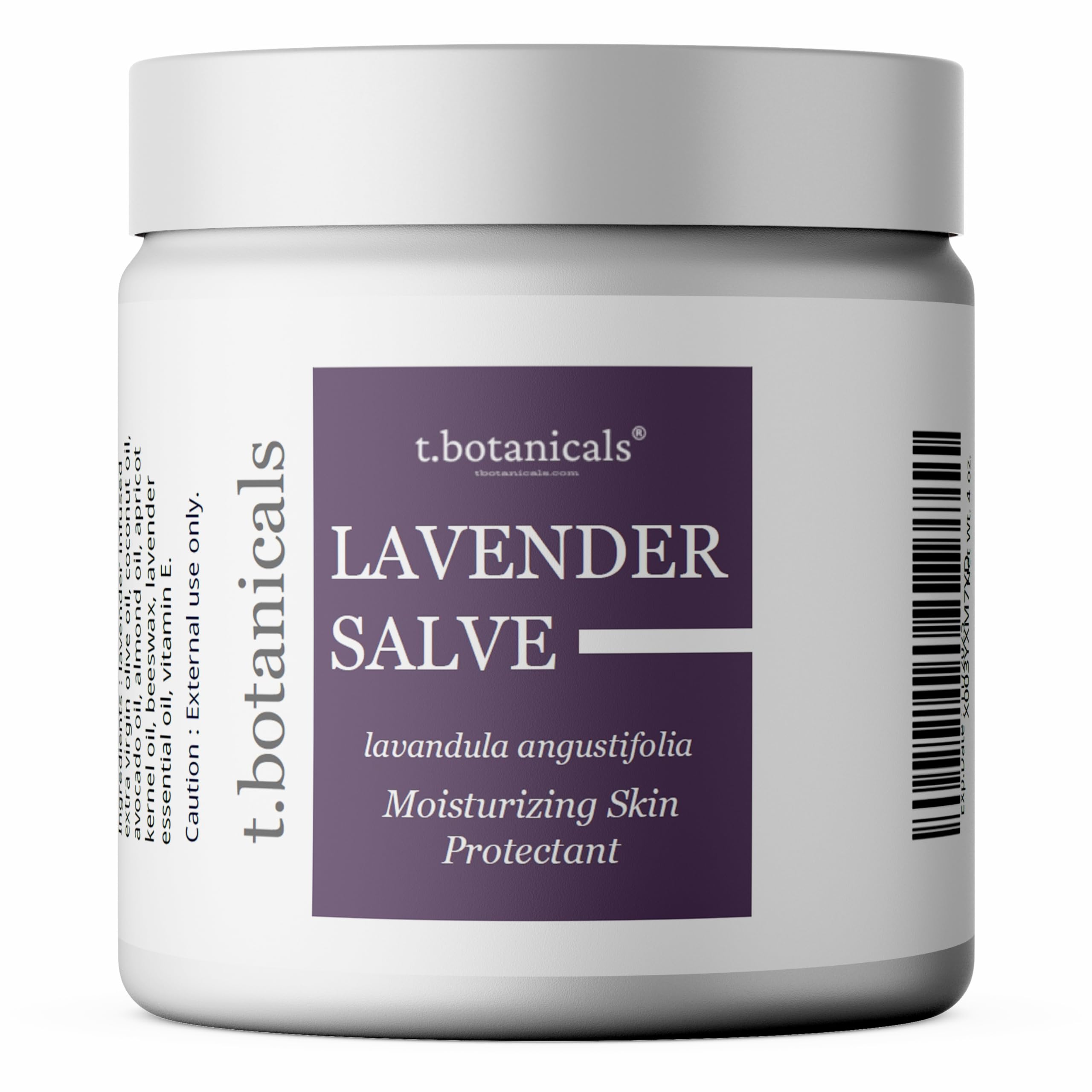 Lavender Salve, All Natural Moisturizing Lavender Balm, Skin Protectant Repair Ointment for Irritated Skin (2 oz)
